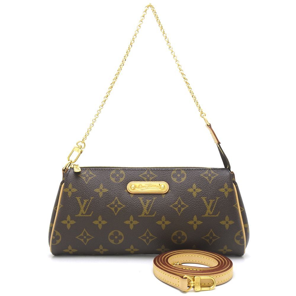 Louis Vuitton Monogram Eva Shoulder Bag Brown