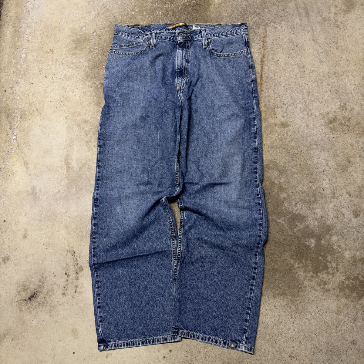 image of Levis x Vintage Y2K Levi's Silvertab Baggy Denim Skater Jeans in Blue, Men's (Size 34)