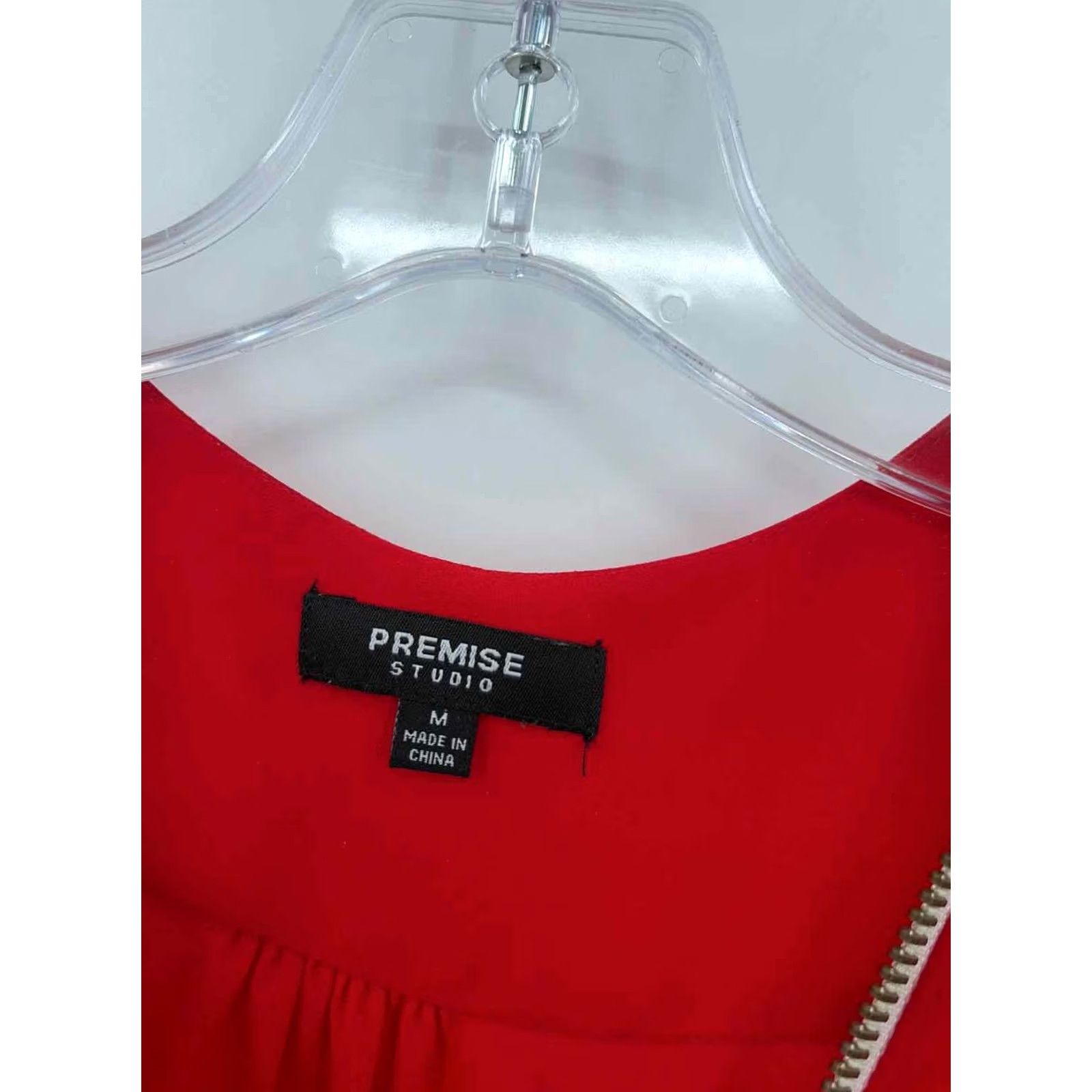 Vintage Pre-Owned Premise Studio Red Size Medium Long Sleeve Blouse Size M / US 6-8 / IT 42-44 - 2 Thumbnail