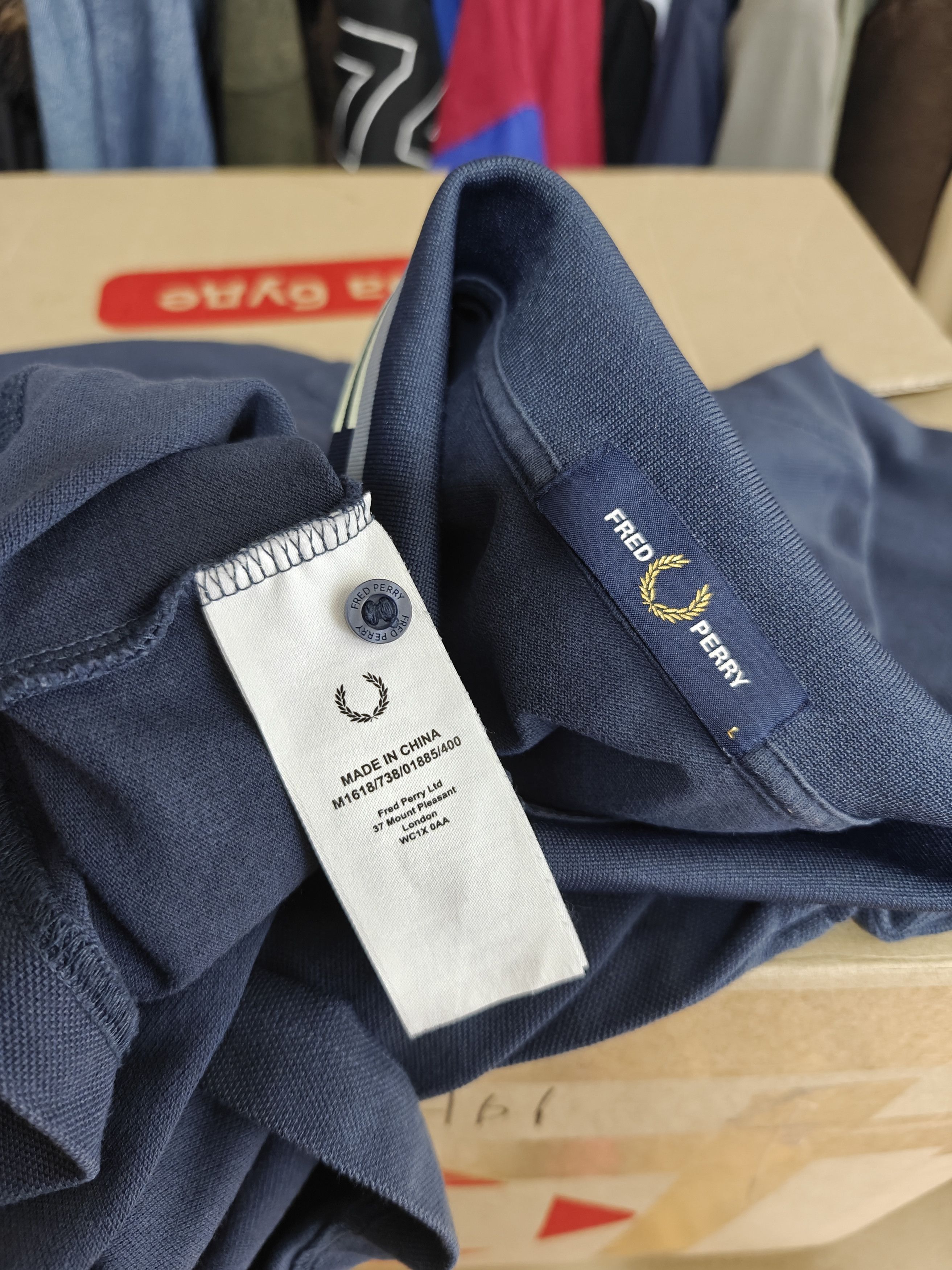 Fred Perry Fred Perry Polo T-Shirt Dark Blue size L Size US L / EU 52-54 / 3 - 8 Thumbnail