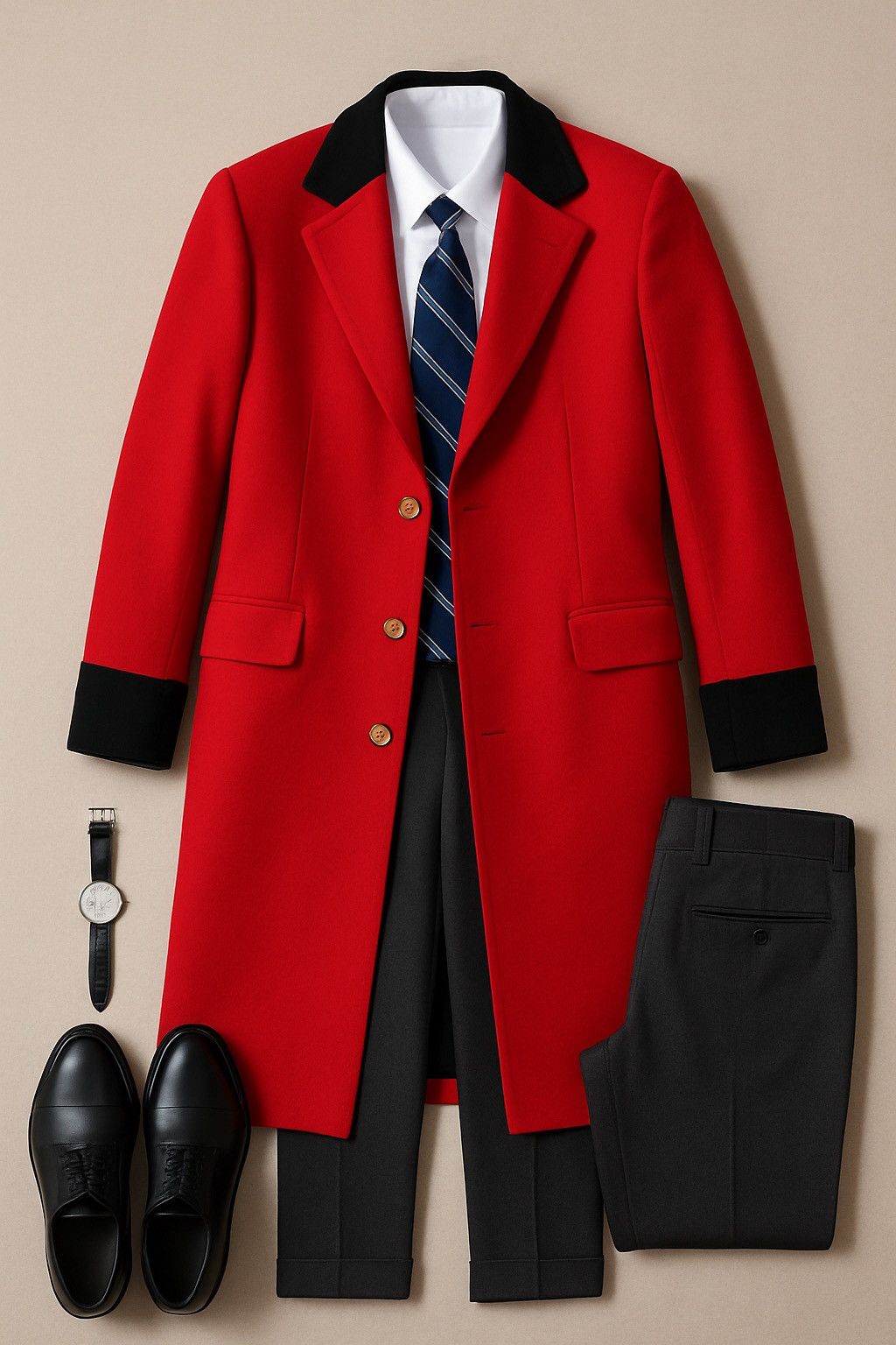 Brooks Brothers × Loro Piana Loro Piana x Brooks Brothers - Long Wool Coat Size XL / US 12-14 / IT 48-50 - 6 Thumbnail