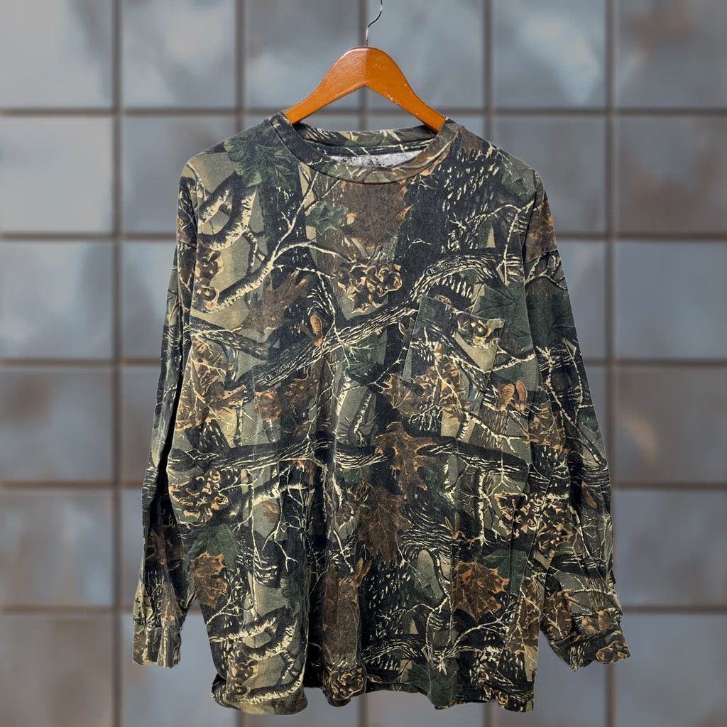 Vintage VINTAGE Cabelas Realtree Camo Shirt 2XL Long Sleeve Size US XXL / EU 58 / 5 - 1 Thumbnail
