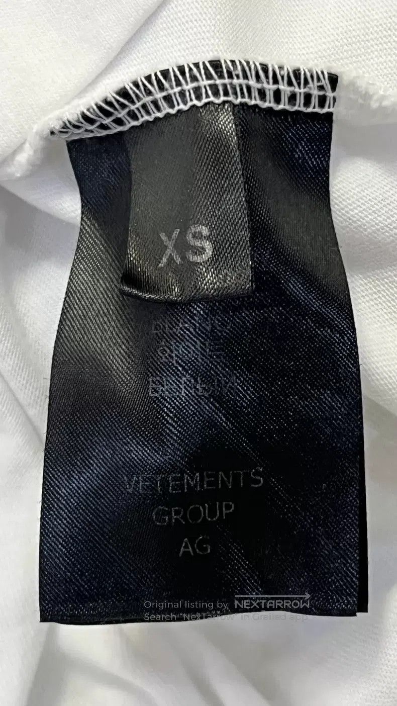 Vetements Vetements Short Sleeve T-Shirt Size US XS / EU 42 / 0 - 5 Thumbnail