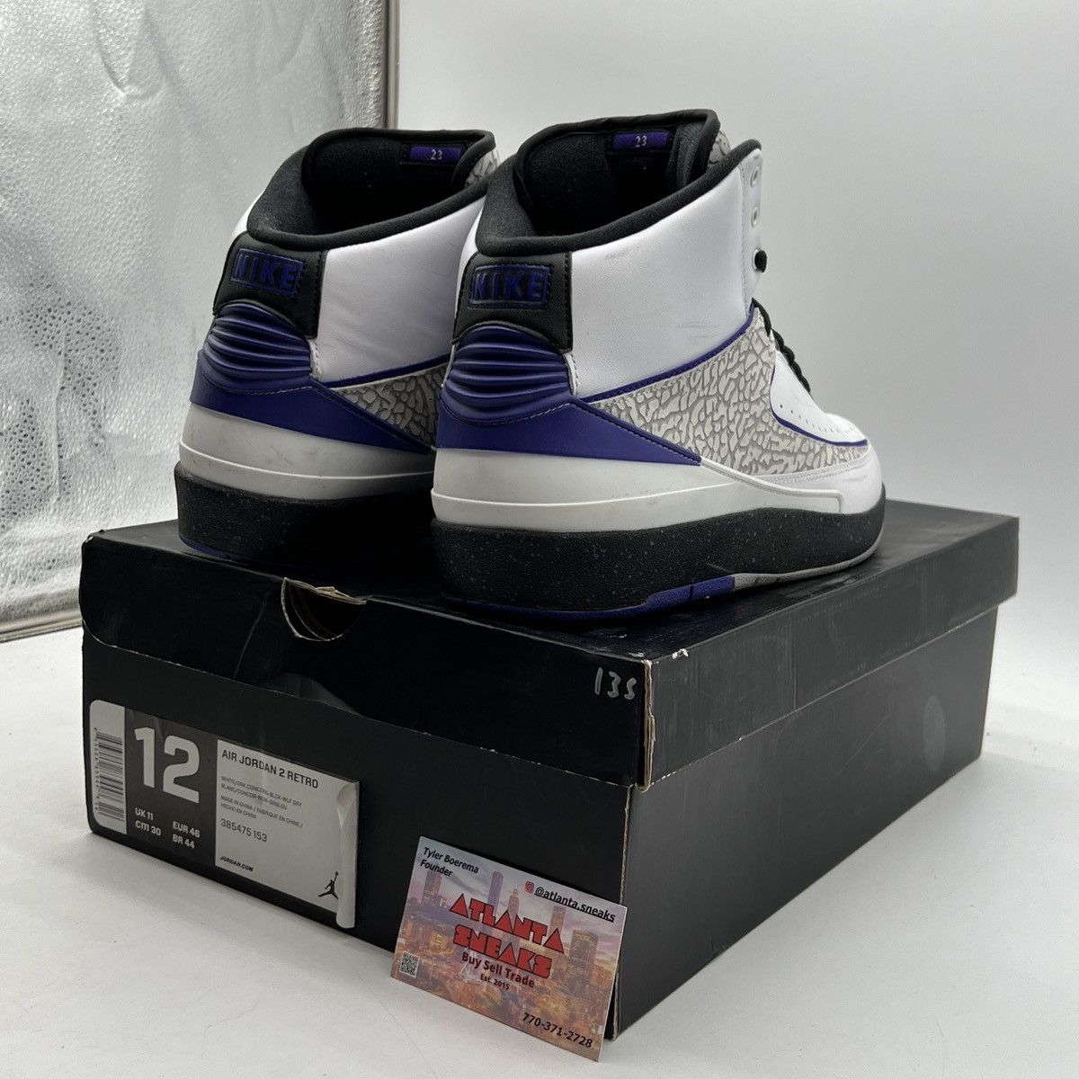 Jordan Brand Air Jordan 2 Corcord Size US 12 / EU 45 - 5 Thumbnail
