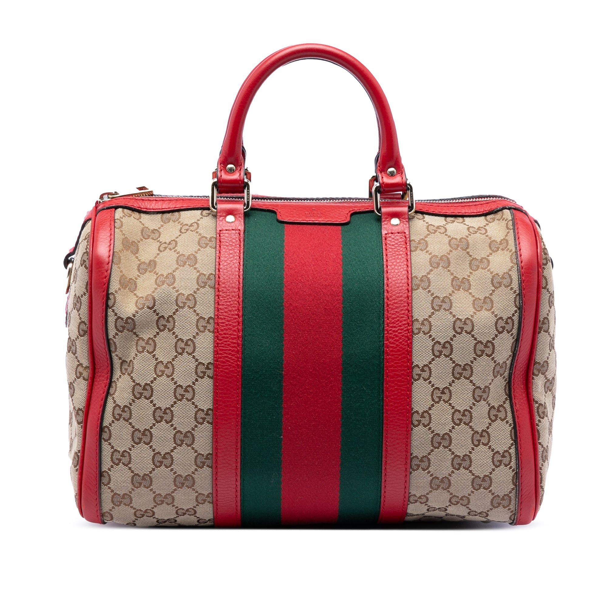 Gucci Medium GG Canvas Web Joy Boston Bag Size ONE SIZE - 1 Thumbnail