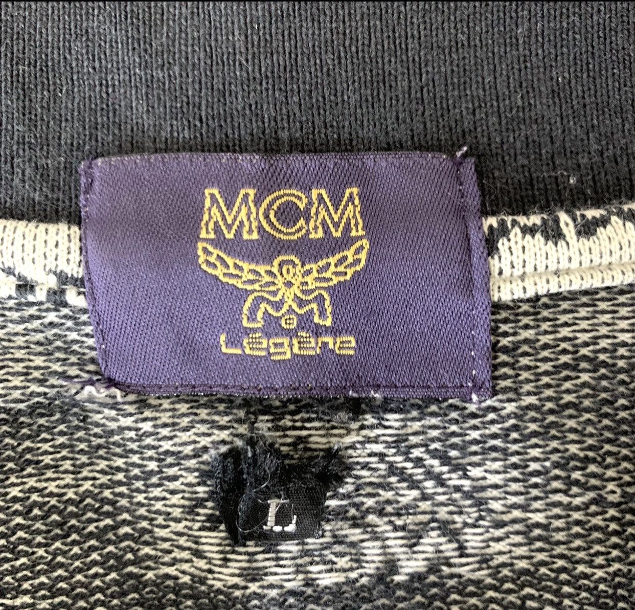 MCM Vintage MCM Legere Full Print Collar Sweatshirt Size M Size US M / EU 48-50 / 2 - 8 Thumbnail