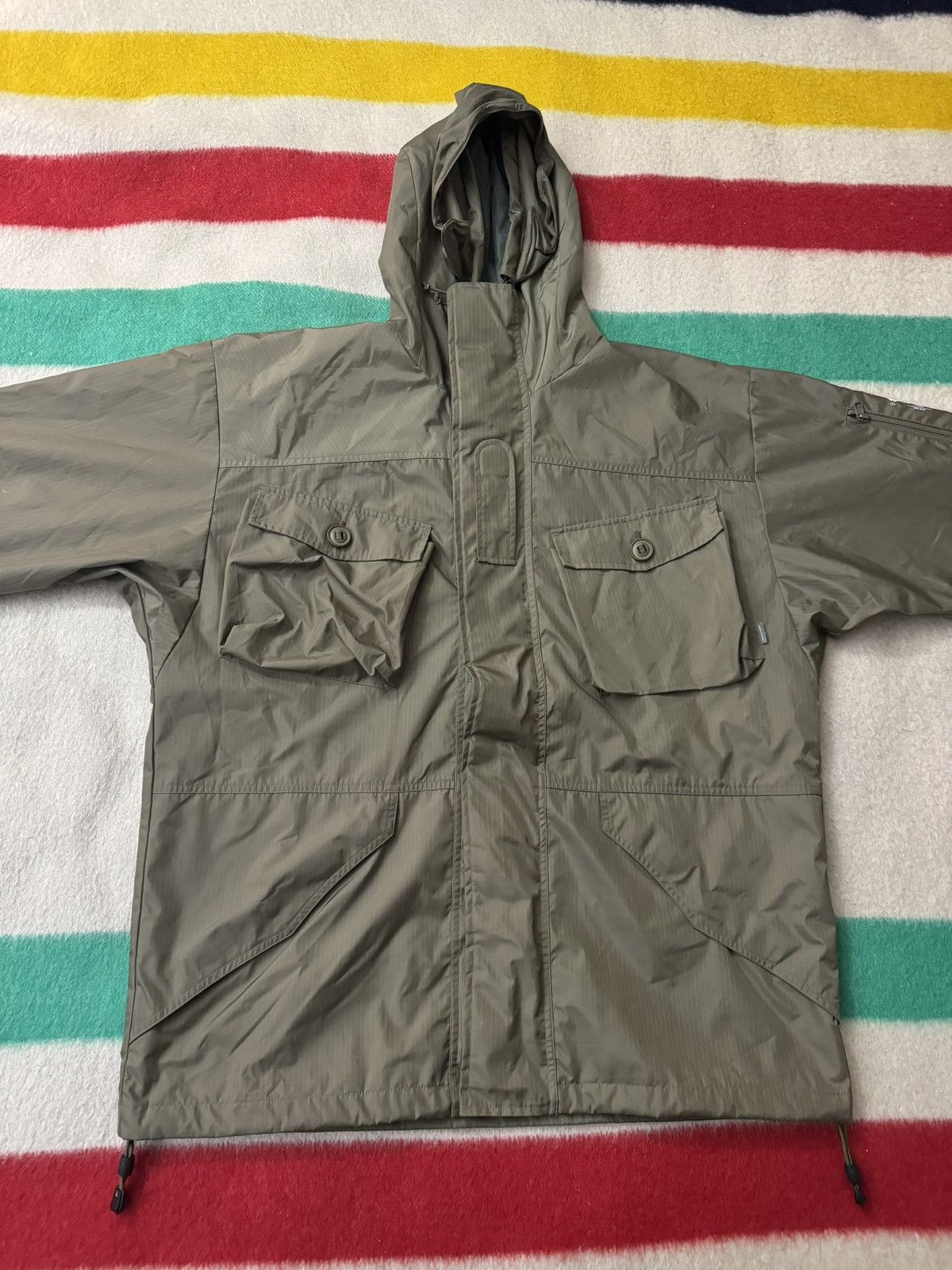 Japanese Brand × Wtaps W)Taps Tetsu Para Smock Military Olive Smock Parka Large Size US L / EU 52-54 / 3 - 4 Thumbnail