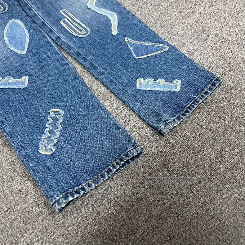 Chanel Chanel Egypt Series Stitching Jeans Size 42" / US 20 - 3 Thumbnail
