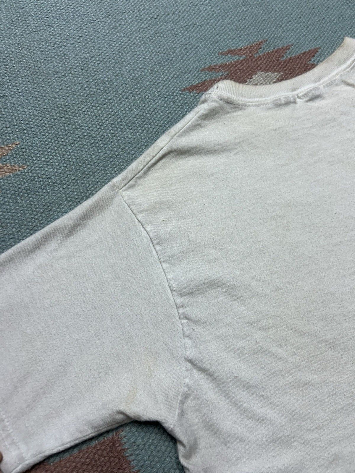Vintage Vtg blank white t shirt soft youth large/XL women’s baby tee Size S / US 4 / IT 40 - 9 Thumbnail