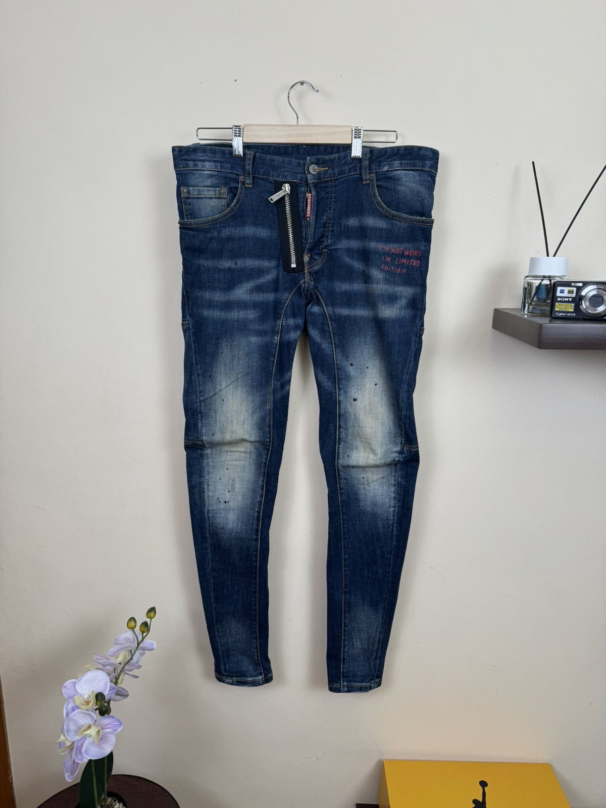 Dsquared2 Dsquared2 Jeans Men Slim Blue 48 Denim Luxury Size US 31 - 13 Thumbnail