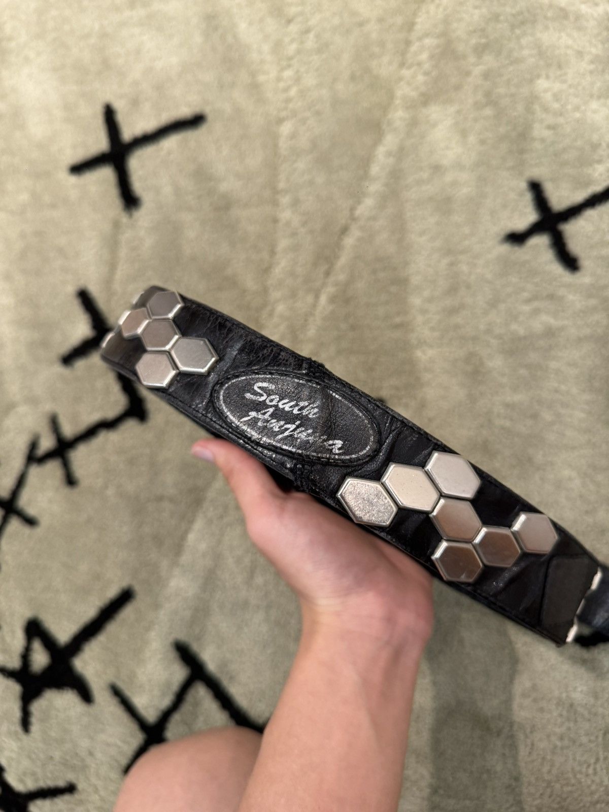 KMRii KMRii belt archive snake-pattern metal belt, 101 cm. Size ONE SIZE - 7 Thumbnail