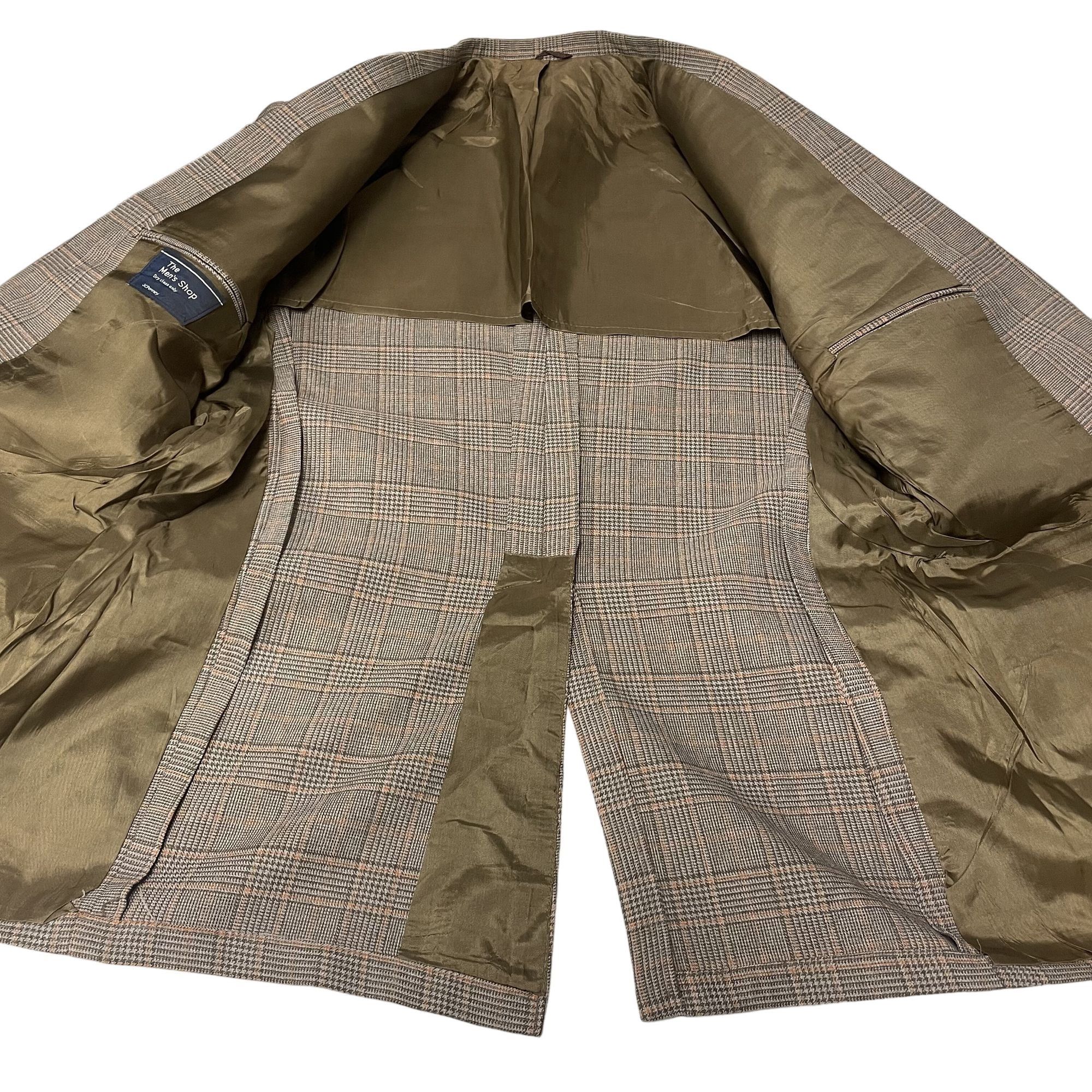 Other Vtg JcPenney MOD Disco OVERCHECK Party Sport Coat Size 40R - 4 Thumbnail