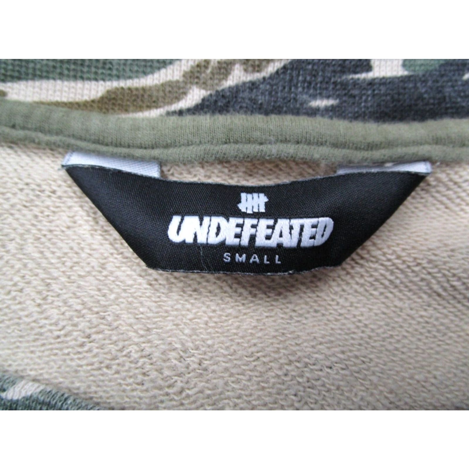 Undefeated Undefeated Mens Small Green Tiger Stripe Camo Sweater Recycled Garment Project Size US S / EU 44-46 / 1 - 3 Thumbnail