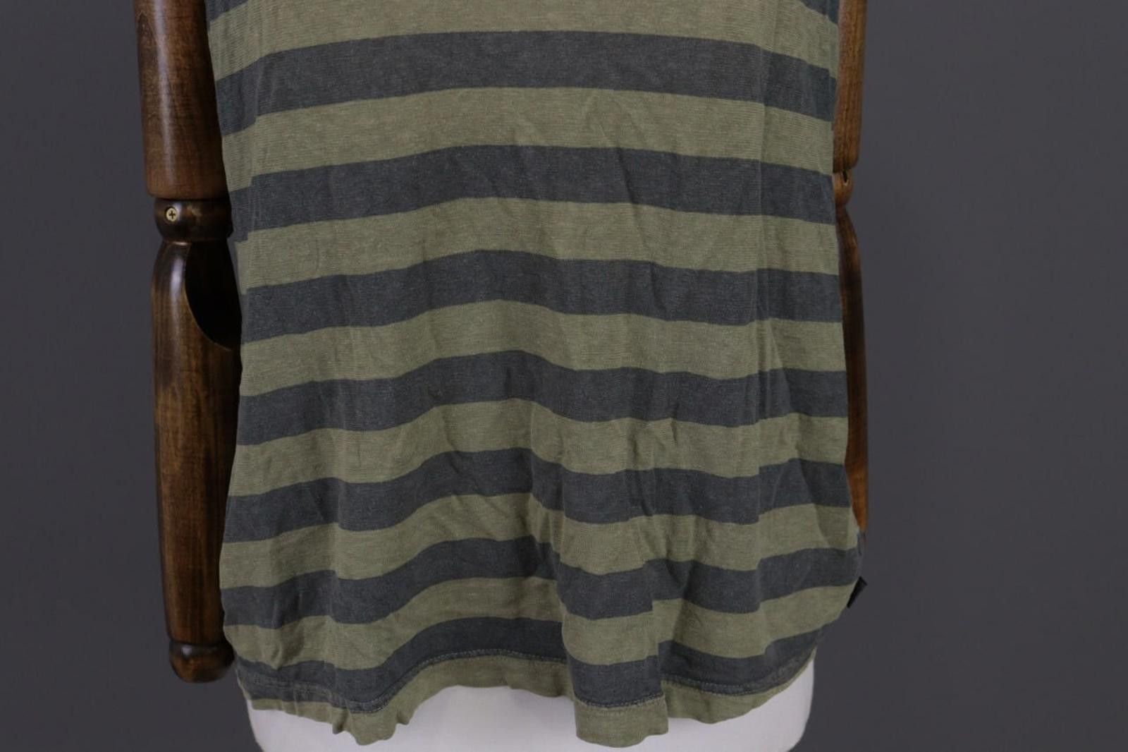 Oscar De La Renta Oska Brown Striped Sleevekess Blouse Shirt Size 3 / L Size M / US 6-8 / IT 42-44 - 4 Thumbnail