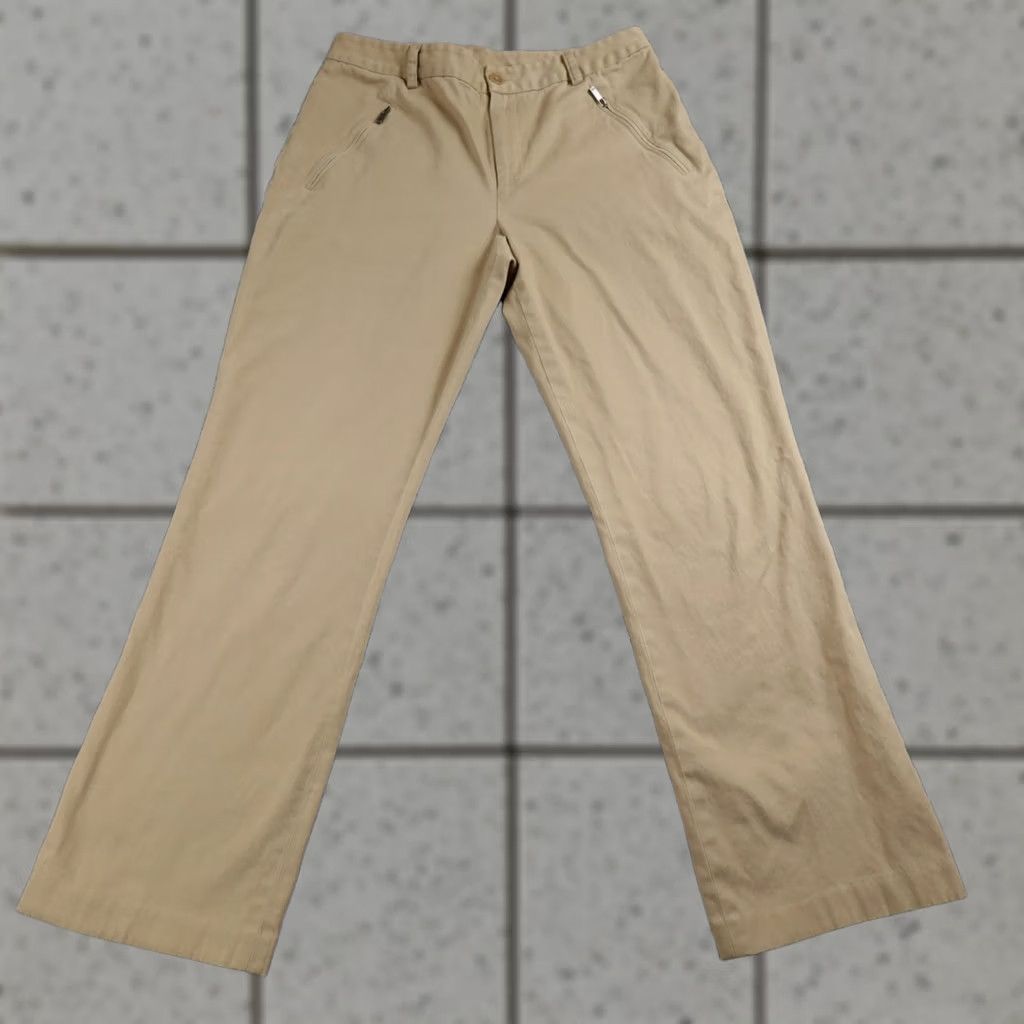 Ralph Lauren Ralph Lauren Pants Womens 12 Beige Chino Bootcut High Rise Stretch Flex Size 34" / US 12 / IT 48 - 1 Thumbnail