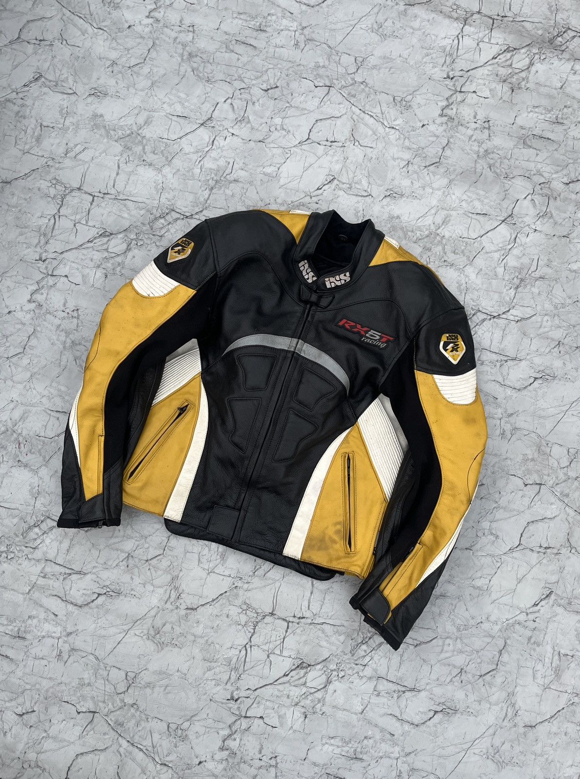 Vintage Vintage IXS RX-5T Racing Swiss Leather Moto Jacket Size US L / EU 52-54 / 3 - 2 Thumbnail