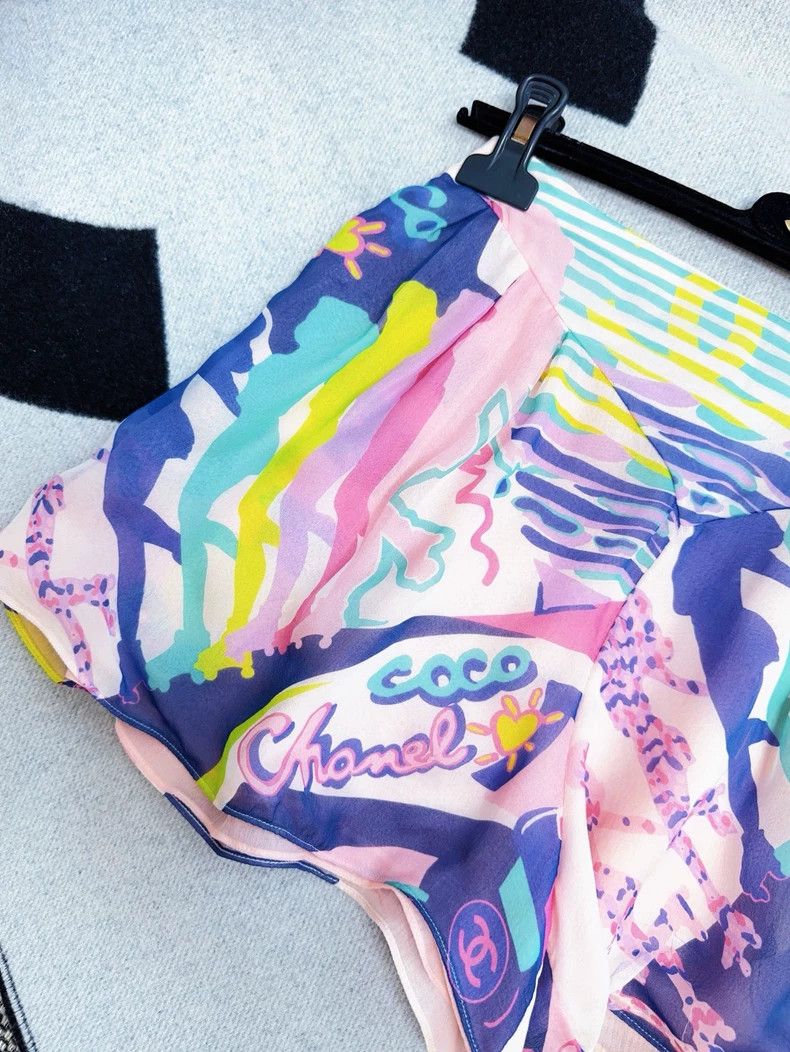 Chanel Chanel 24c show colorful graffiti pulley star multi-elemen Size 42" / US 20 - 3 Thumbnail