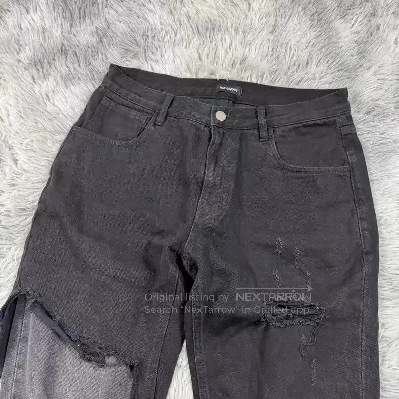 Raf Simons Raf Simons 19AW double-layer destruction cowboy pants Size US 30 / EU 46 - 3 Thumbnail