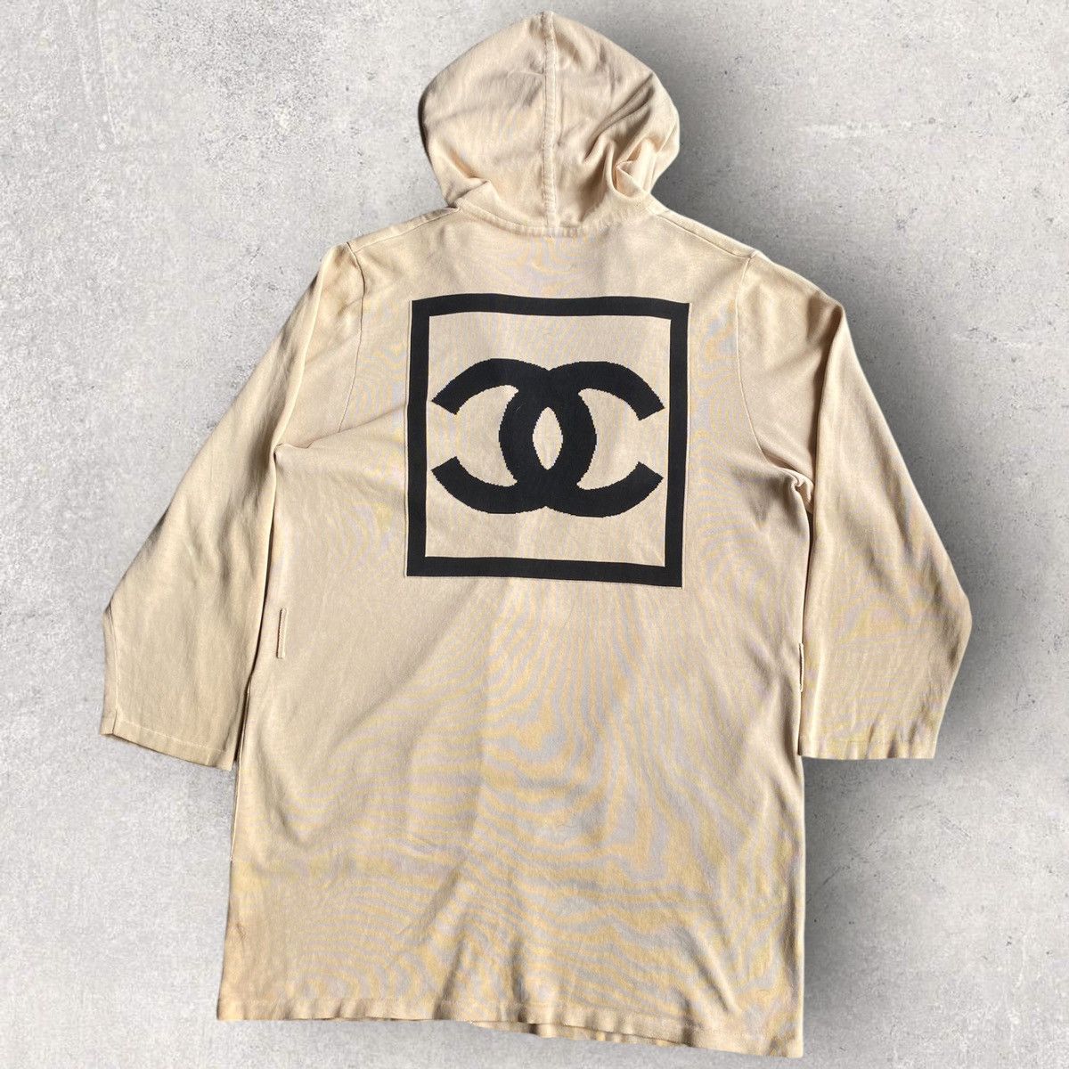 Chanel AW03 Chanel Sport CC Logo Hoodie Robe Grailed