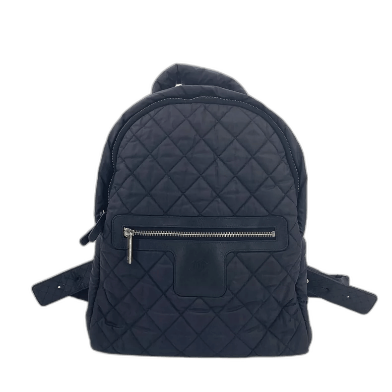 Chanel Chanel Black Quilted Backpack with Zipper -2505 Size ONE SIZE - 1 Thumbnail
