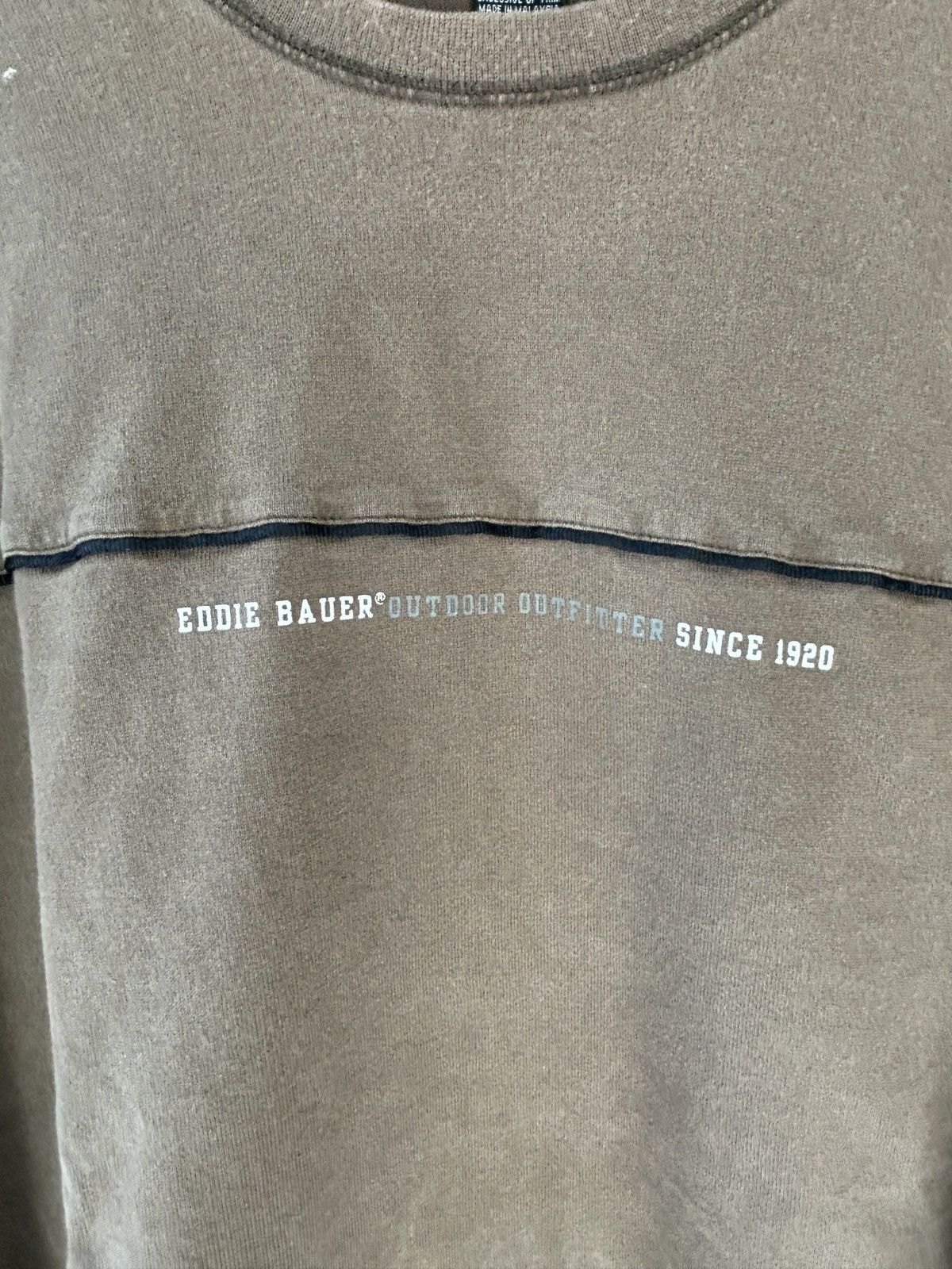 Eddie Bauer Vintage Y2K Eddie Bauer Sport Longsleeve Baggy Oversized Size US XL / EU 56 / 4 - 2 Thumbnail