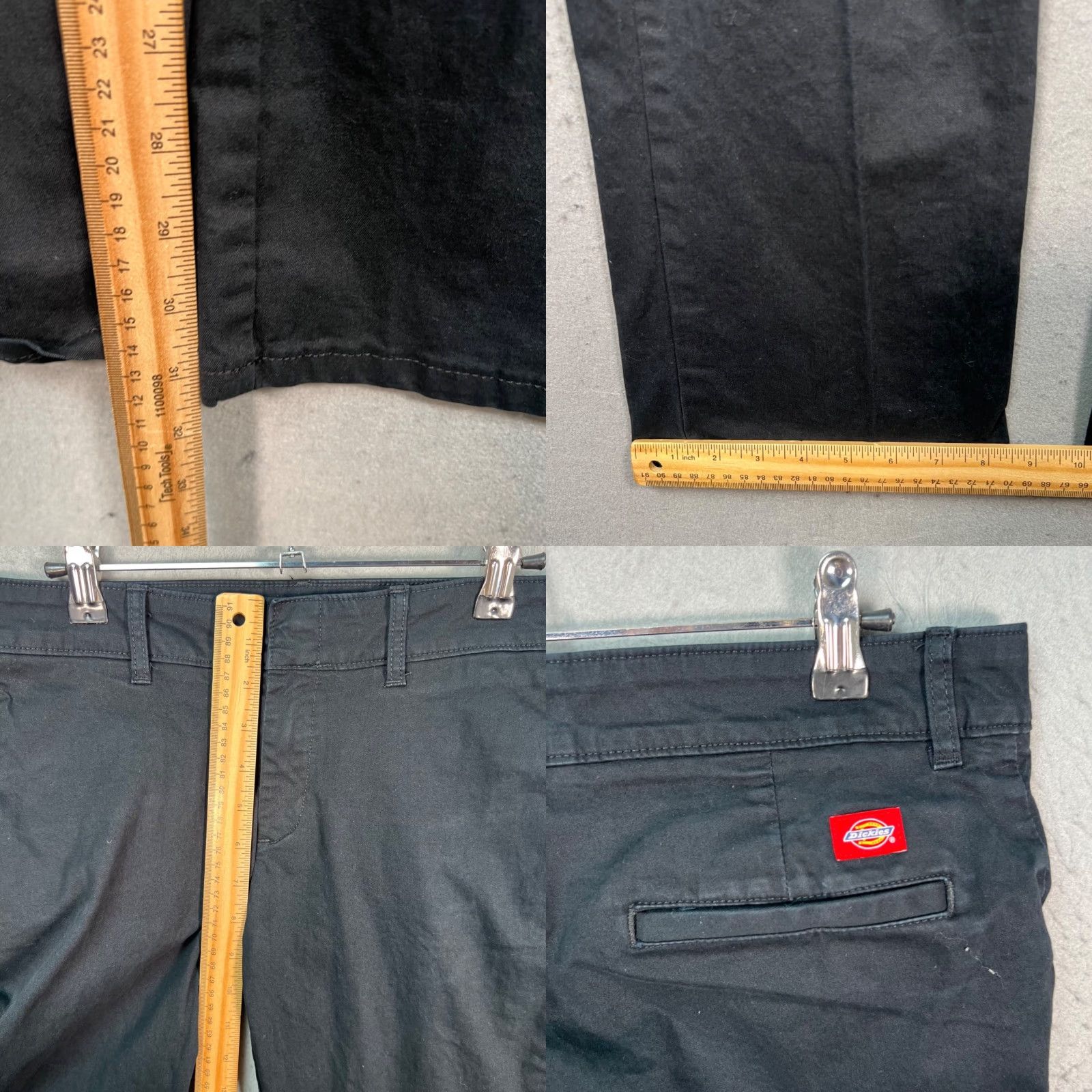 Dickies **Dickies Women's Slim Fit Black Chino Pants 4 Tall** User: **Dickies Women's 4 Tall Slim Fit Black Chino Pants** Size 27" / US 4 / IT 40 - 8 Thumbnail
