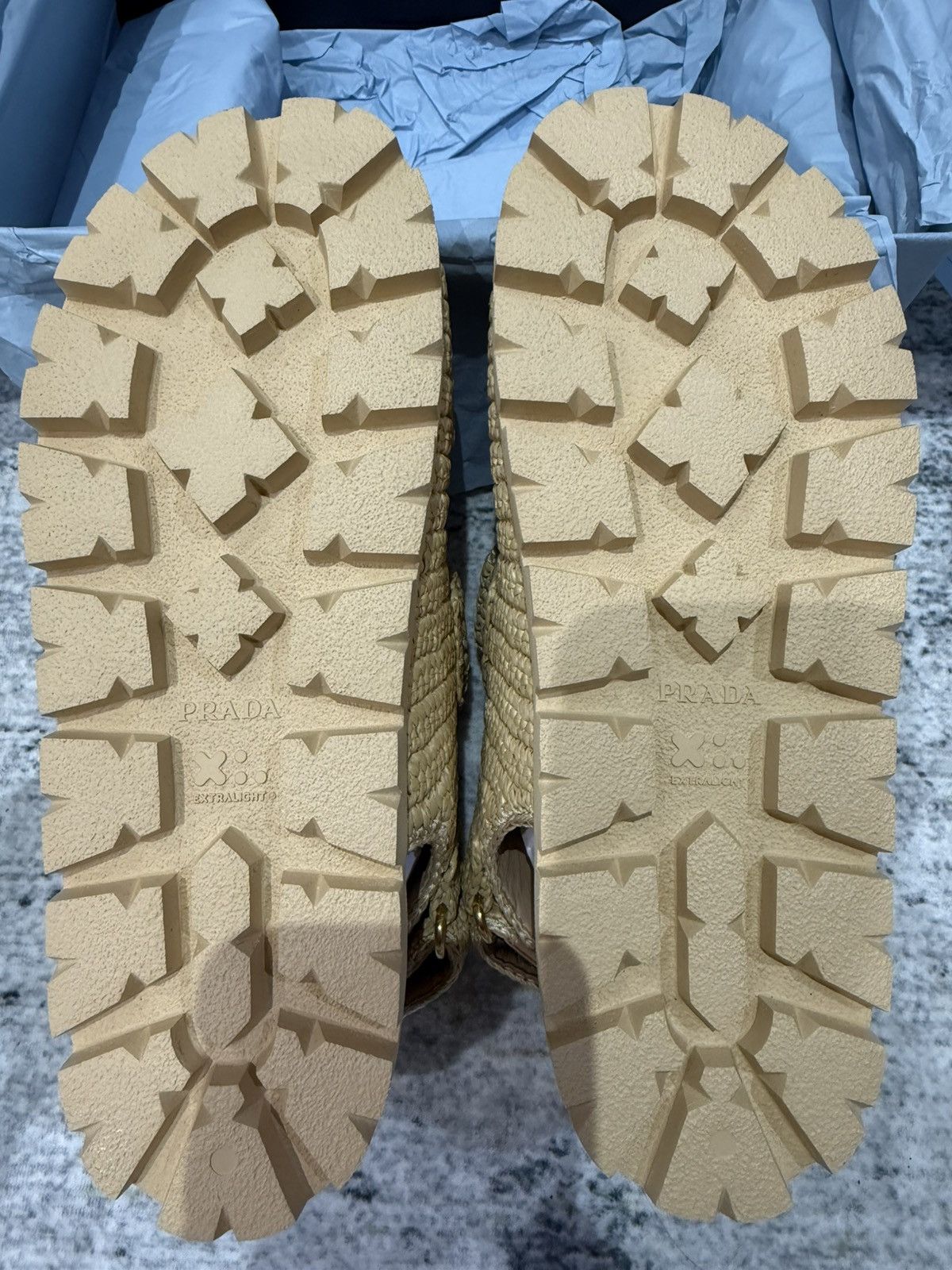 Prada Prada natural crochet sandals Size US 8 / IT 38 - 4 Thumbnail