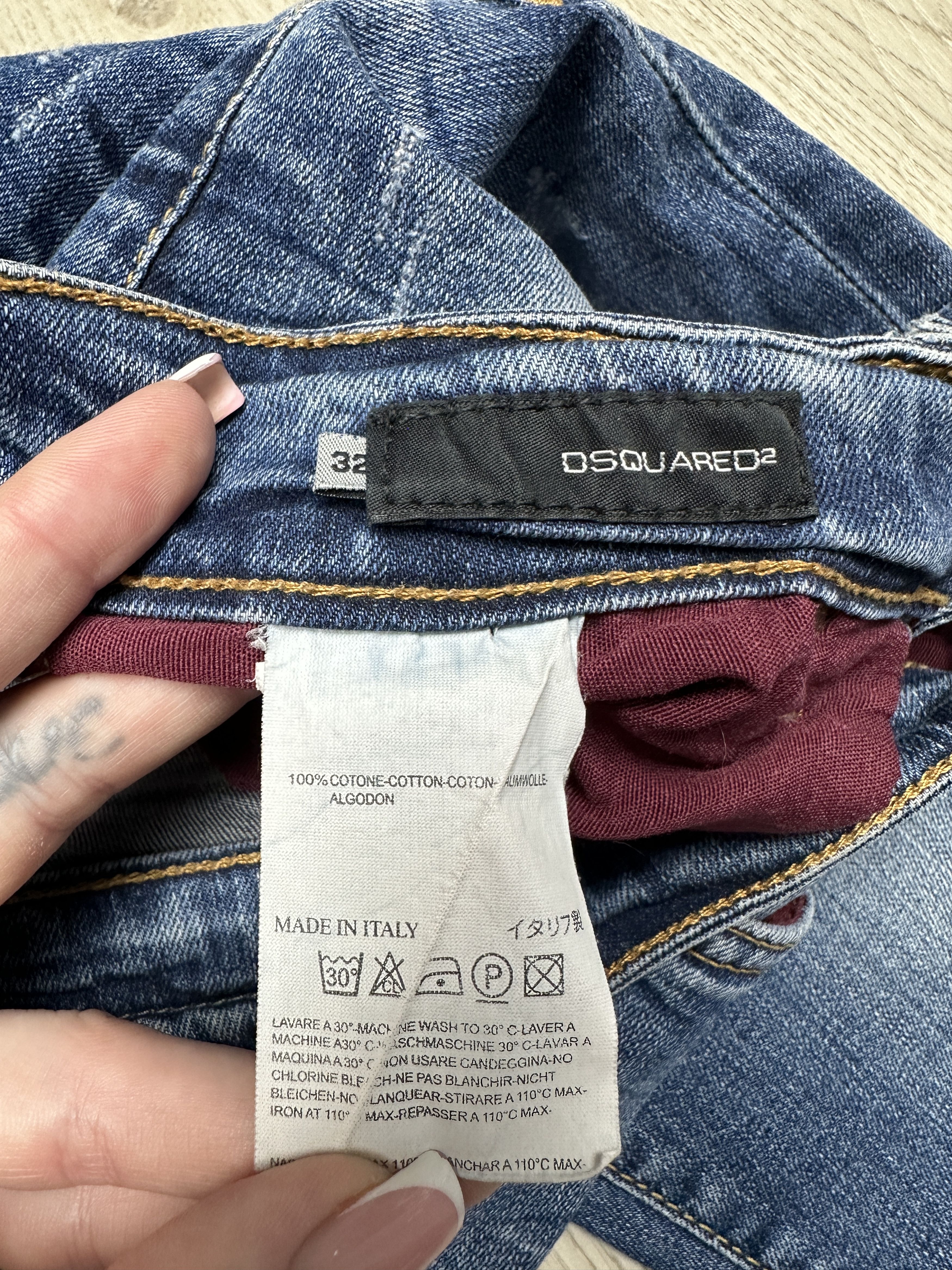 Dsquared2 Dsquared2 Vintage Denim Pants Super Skinny Jeans Size US 32 / EU 48 - 4 Thumbnail
