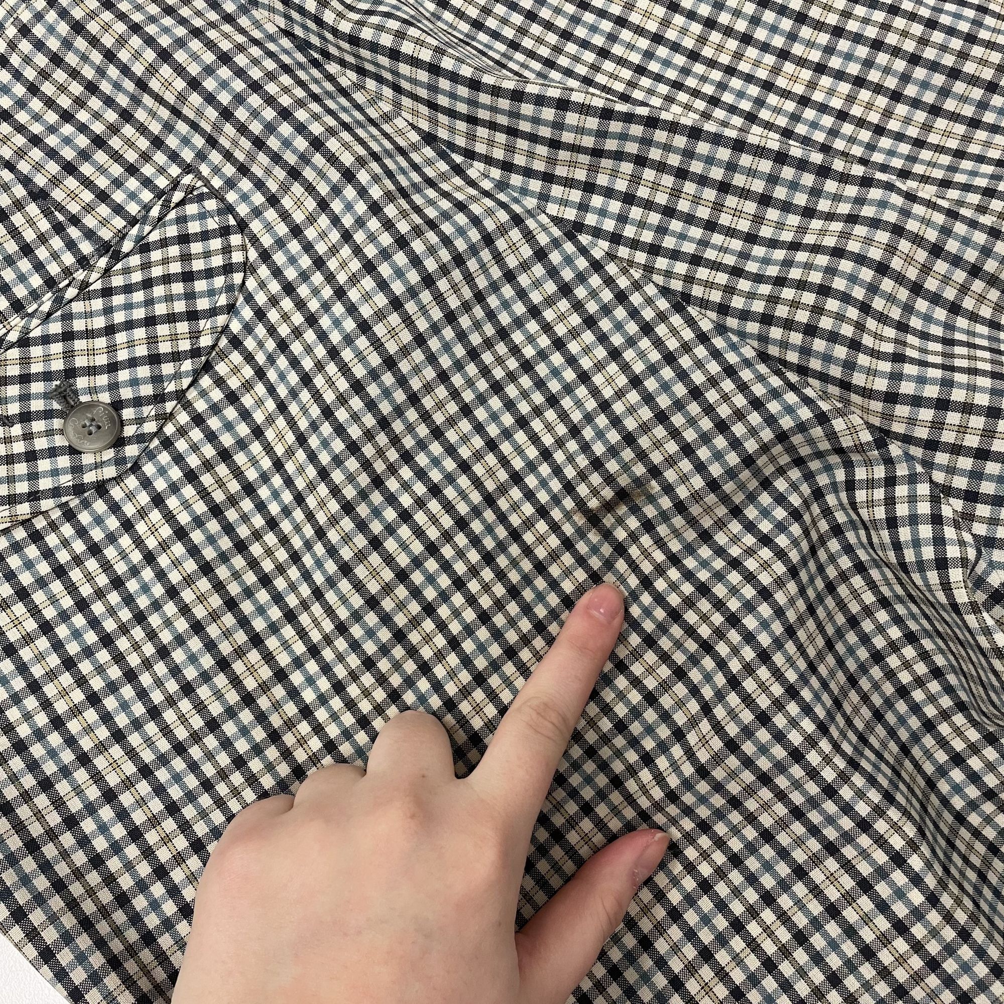 Pierre Cardin Vtg Pierre Cardin OVERCHECK Shadow Plaid Trousers Size US 32 / EU 48 - 7 Thumbnail