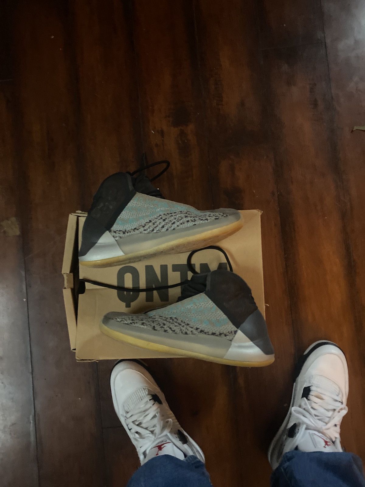 Yeezy Yeezy Qtnm Teal Blue Size US 8 / EU 41 - 6 Thumbnail