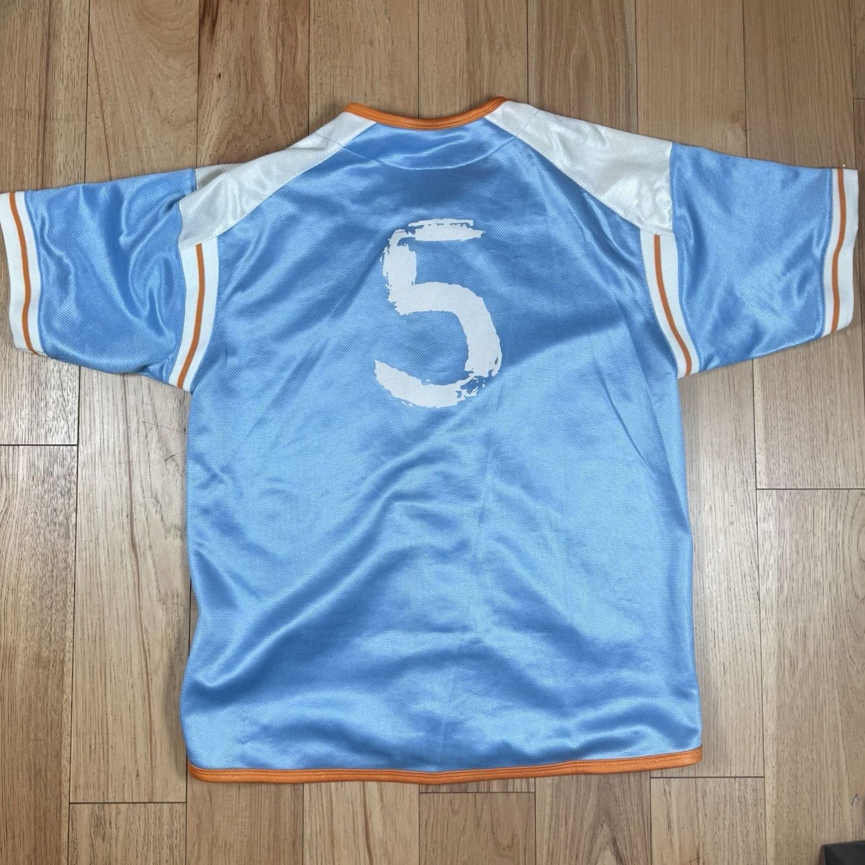 Fubu VINTAGE FUBU Baseball Jersey Mens XL Powder Blue Button 05 Sports Series Y2K Sports Mens XL Blue Size US XL / EU 56 / 4 - 5 Thumbnail
