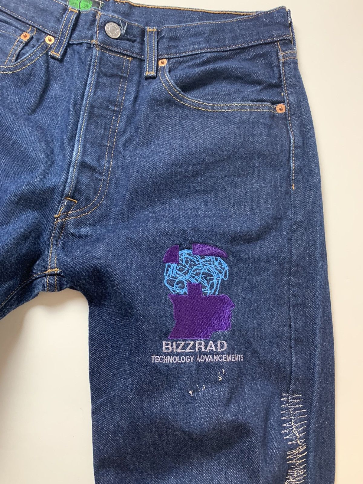Levi's Bizzrad Pennant Flare Jeans Size US 32 / EU 48 - 3 Thumbnail