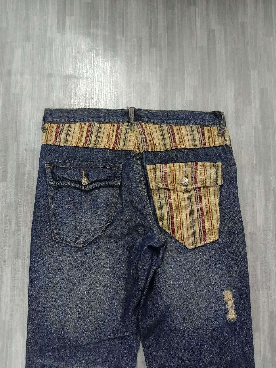 Designer × If Six Was Nine TWIST SICK RIPED JUNGLE STORM DENIM PANTS Size US 32 / EU 48 - 5 Thumbnail