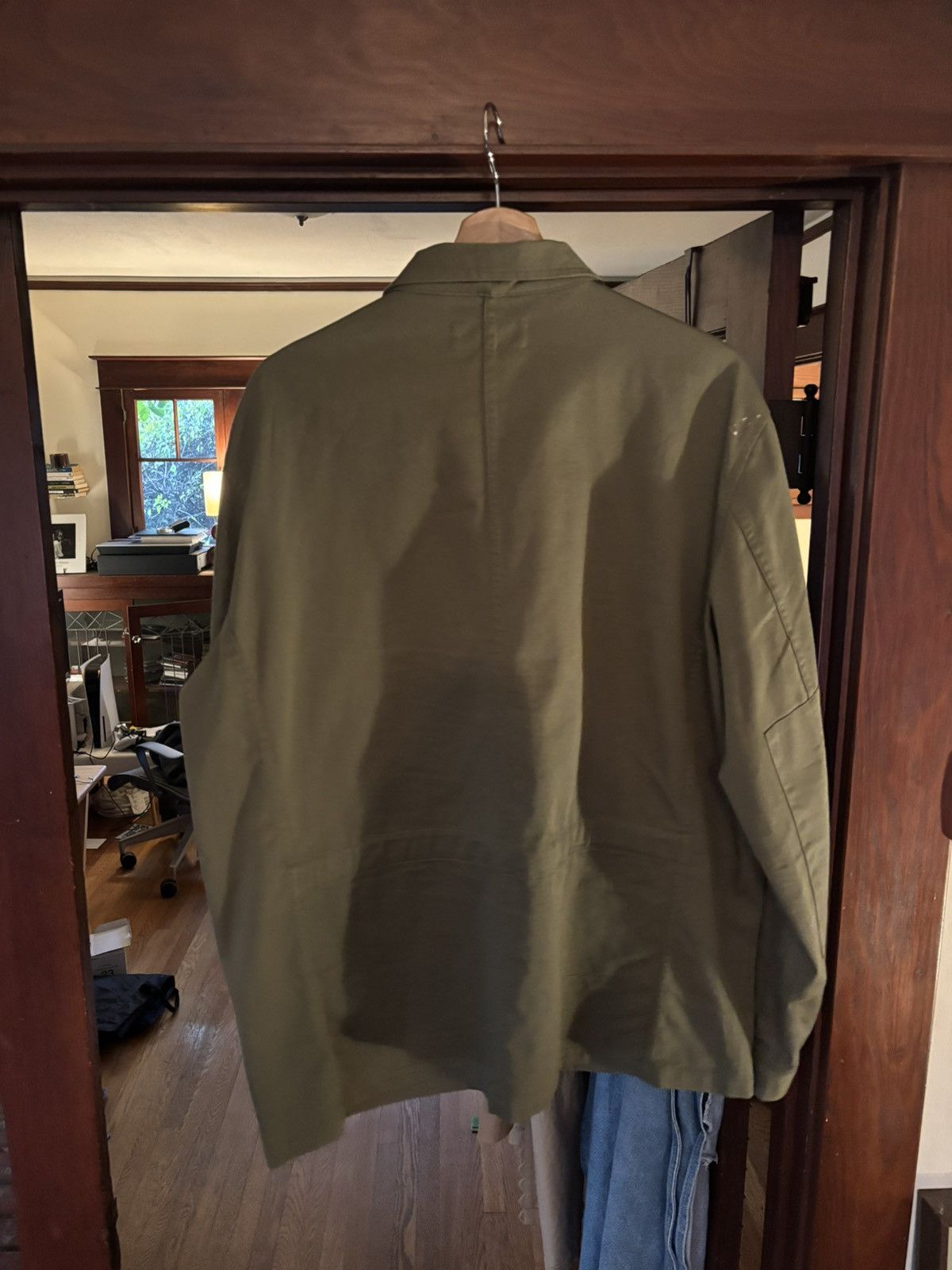 Universal Works Olive Fatigue Jacket Size US XL / EU 56 / 4 - 5 Thumbnail
