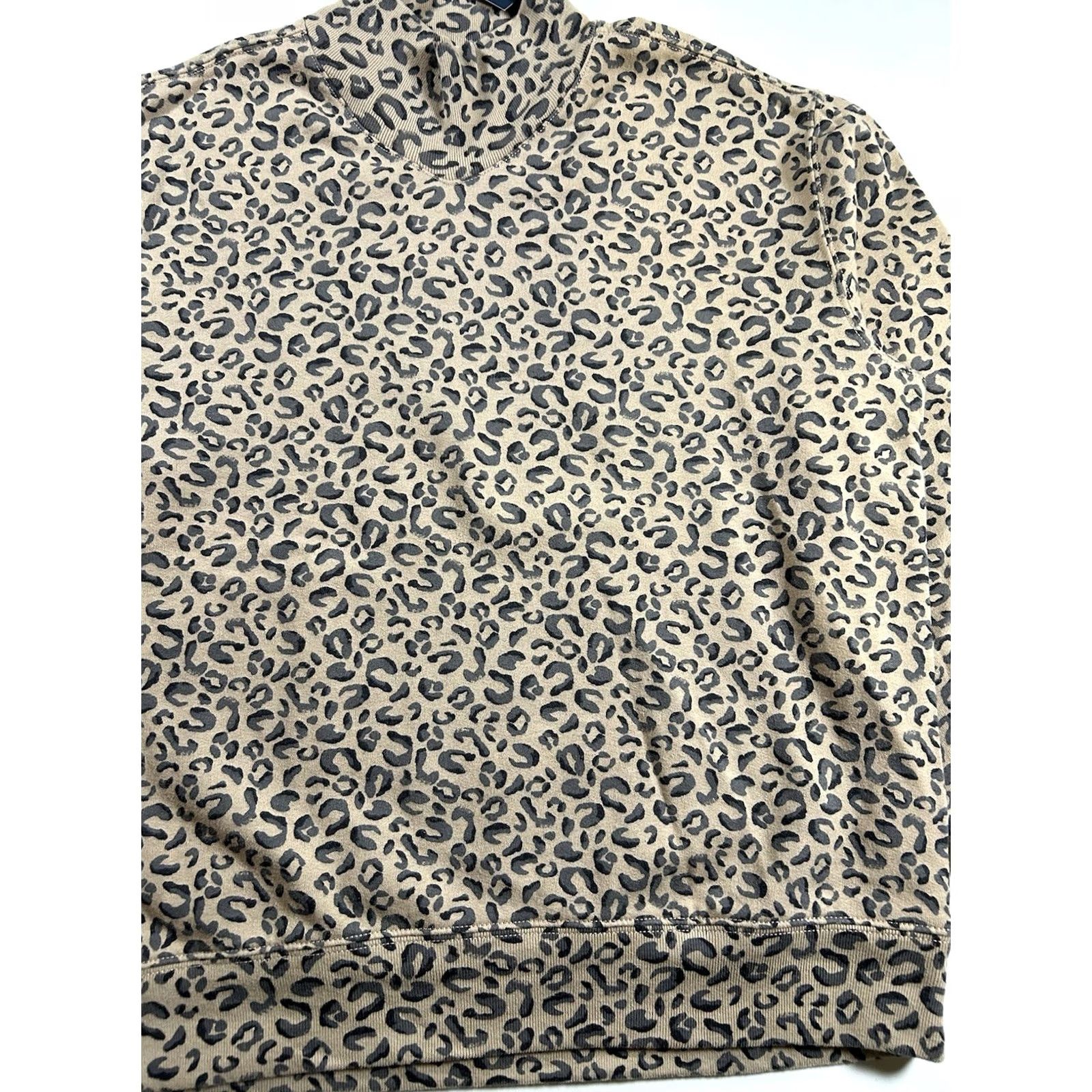 Abercrombie & Fitch Abercrombie & Fitch Leopard Cheetah Print Pullover Shirt Womens Small Multicolor Activewear Sweatshirt Size S / US 4 / IT 40 - 4 Thumbnail