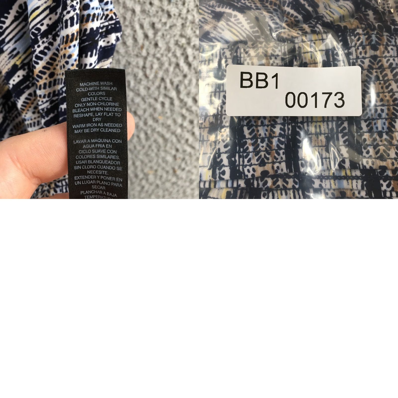 White House Black Market White House Black Market Top Womens M Sleeveless Blue Print Ruffle Neck Pullover Size M / US 6-8 / IT 42-44 - 9 Thumbnail