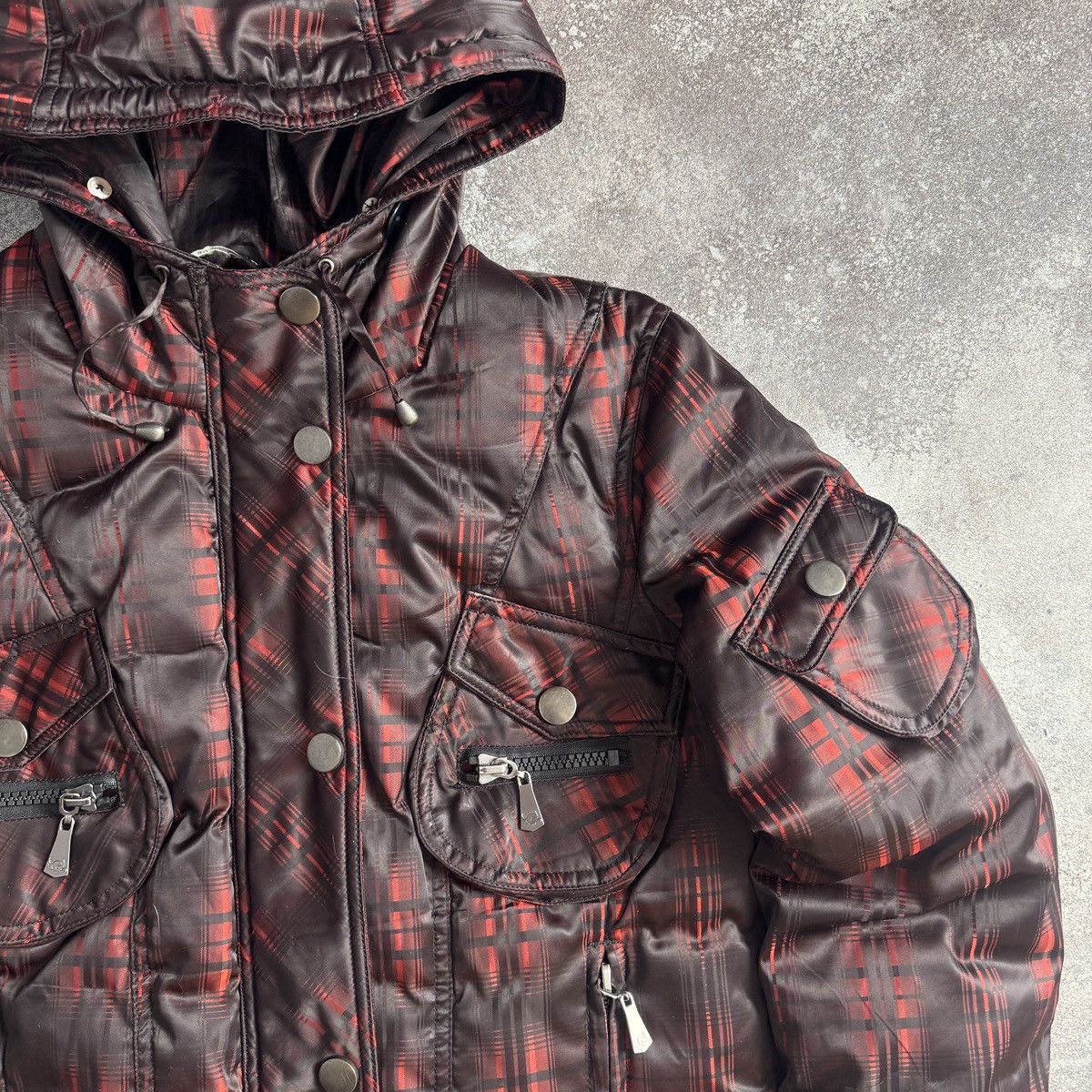 If Six Was Nine Avant Garde Vintage Y2K Faux Fur Puffer Down Bomber Jacket Size US M / EU 48-50 / 2 - 6 Thumbnail