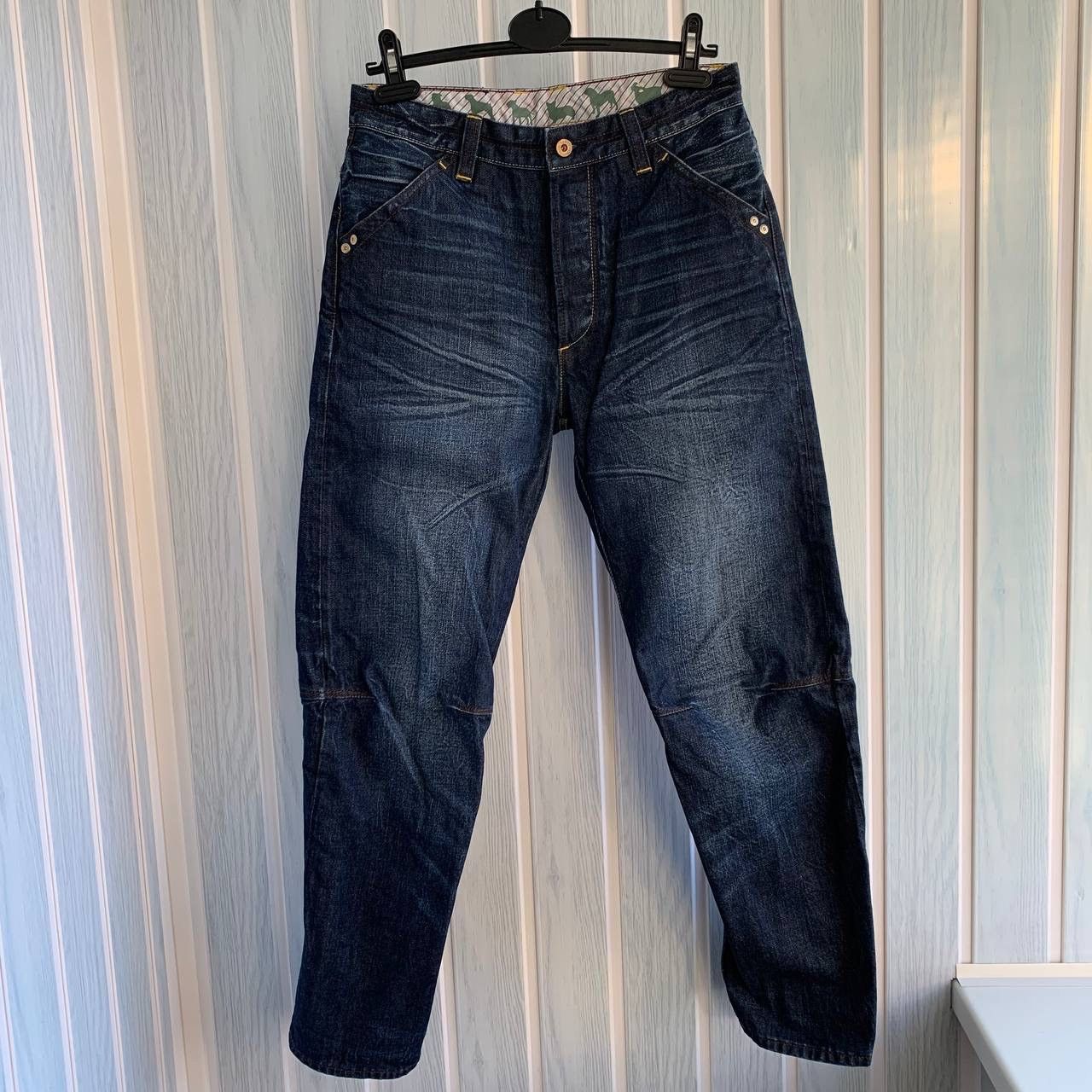 Japanese Brand × Vintage One True Saxon Cotton Pockets Tapered Denim Selvedge Jeans Size US 30 / EU 46 - 2 Thumbnail