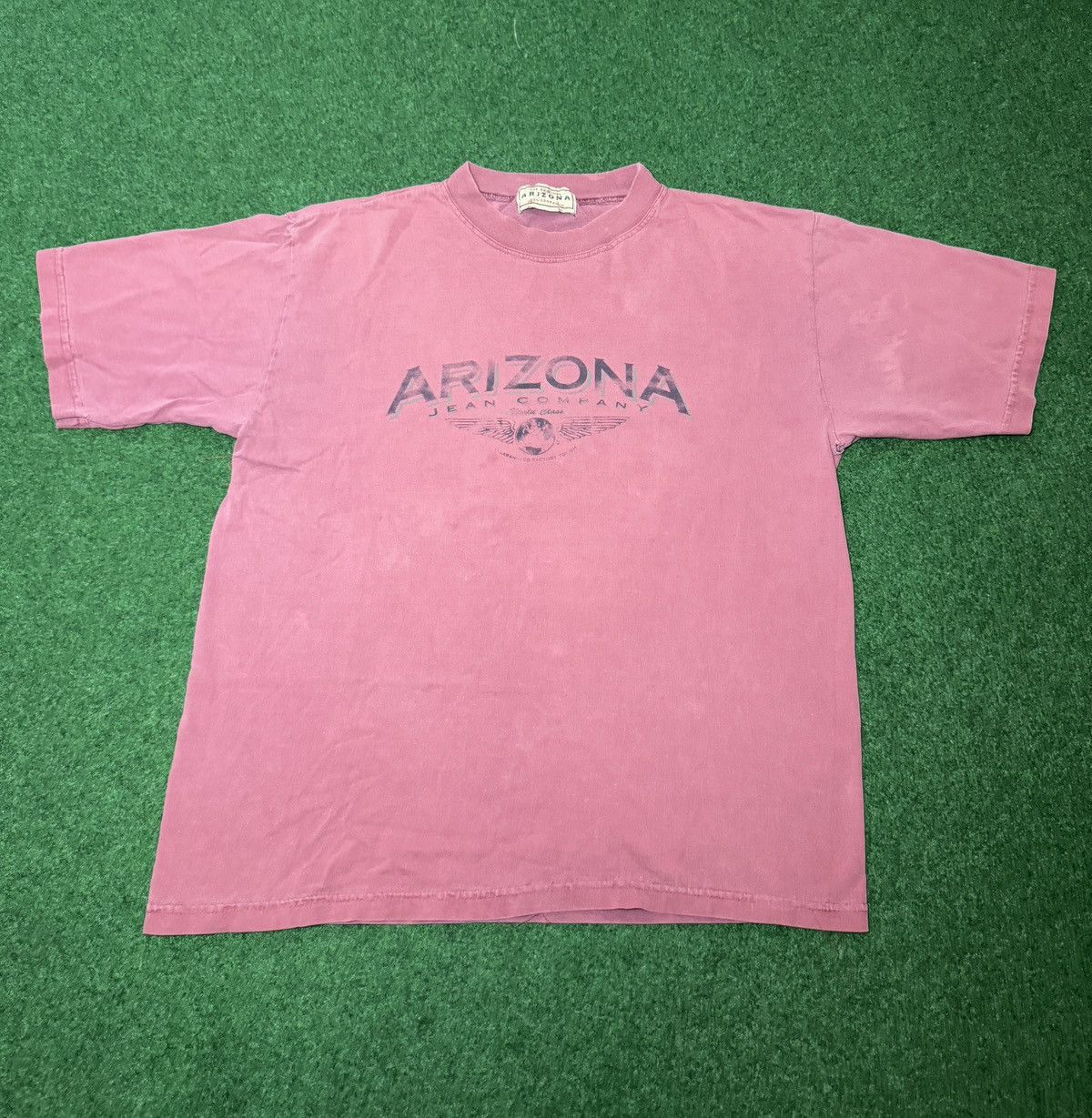 Arizona Jean Co. Vtg 90s Arizona Jean Company Faded Retro Graphic T Shirt Size US M / EU 48-50 / 2 - 1 Thumbnail