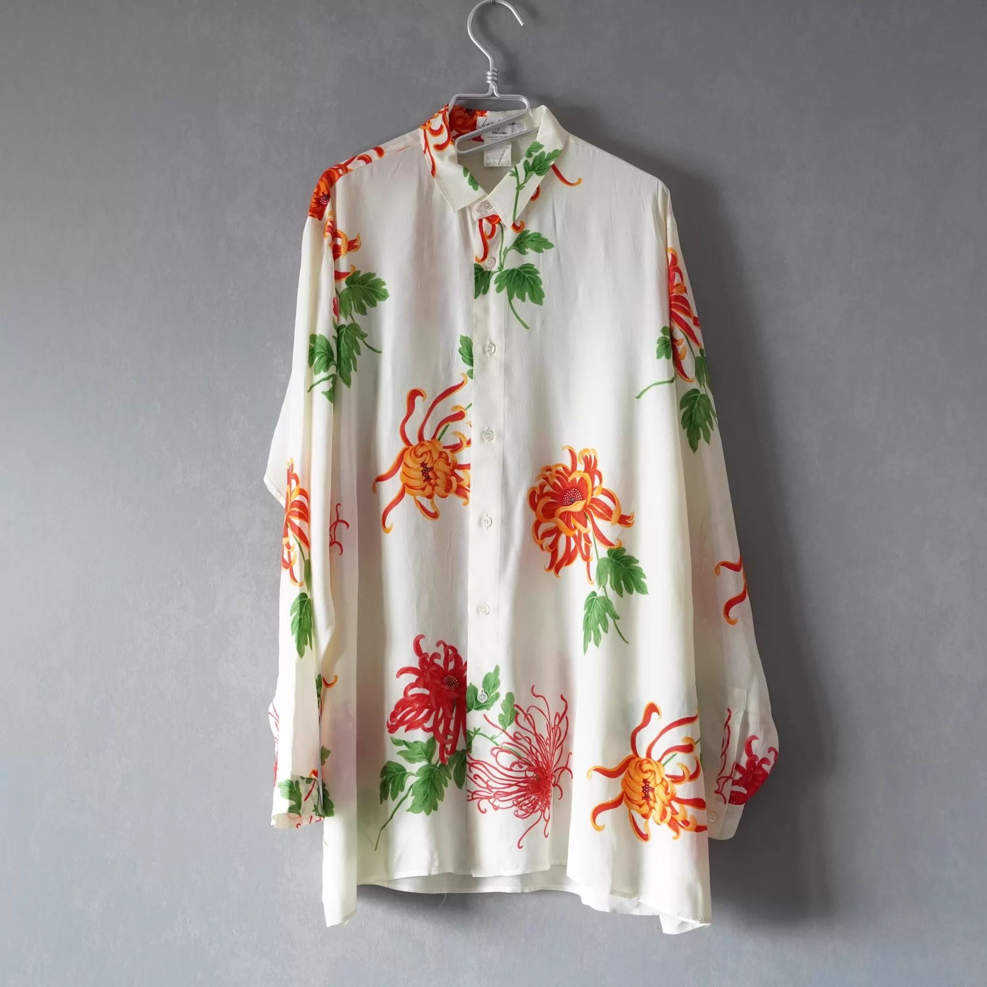 Yohji Yamamoto Yohji Yamamoto 96SS Higanbana Flower & Boy Shirt M Size US M / EU 48-50 / 2 - 1 Thumbnail