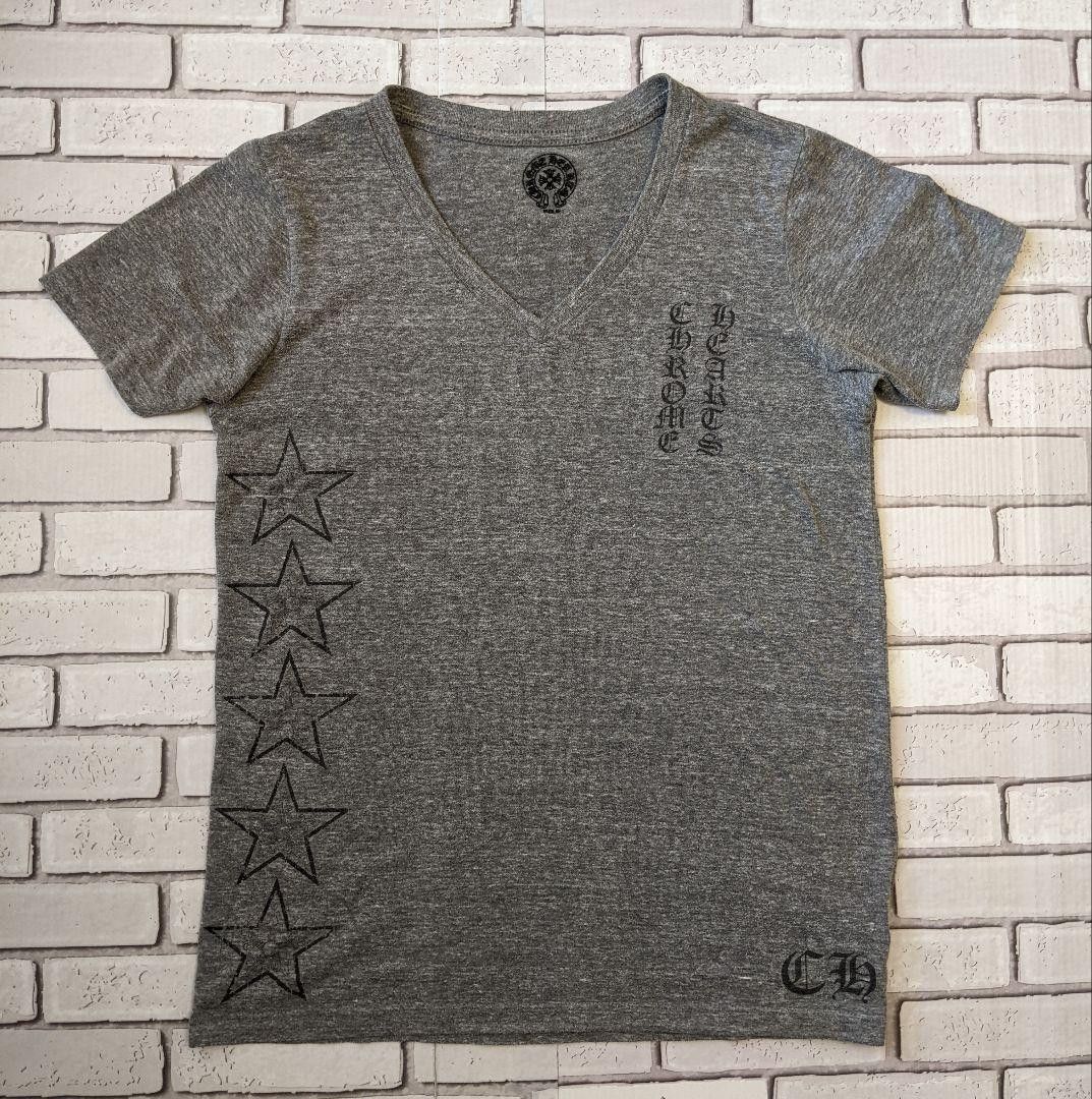 Chrome Hearts × Vintage Vintage Chrome Hearts V Neck Tee | Grailed
