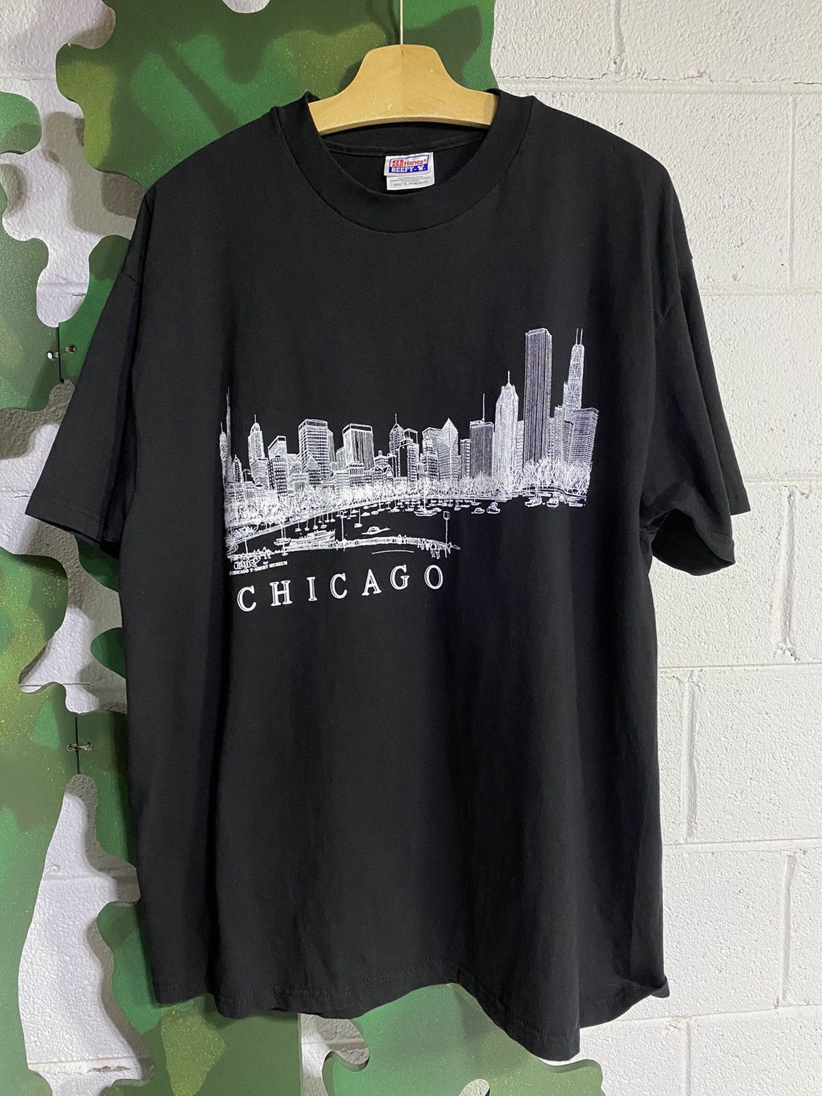 Vintage Chicago Tourist T-shirt Size XL - Double Sided Graphic Size US XL / EU 56 / 4 - 1 Thumbnail