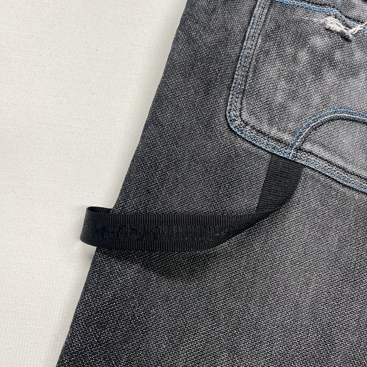 Ecco × Vintage VTG Willie Esco Jeans Grey Denim Duns Faded Baggy Y2K Size US 32 / EU 48 - 18 Thumbnail