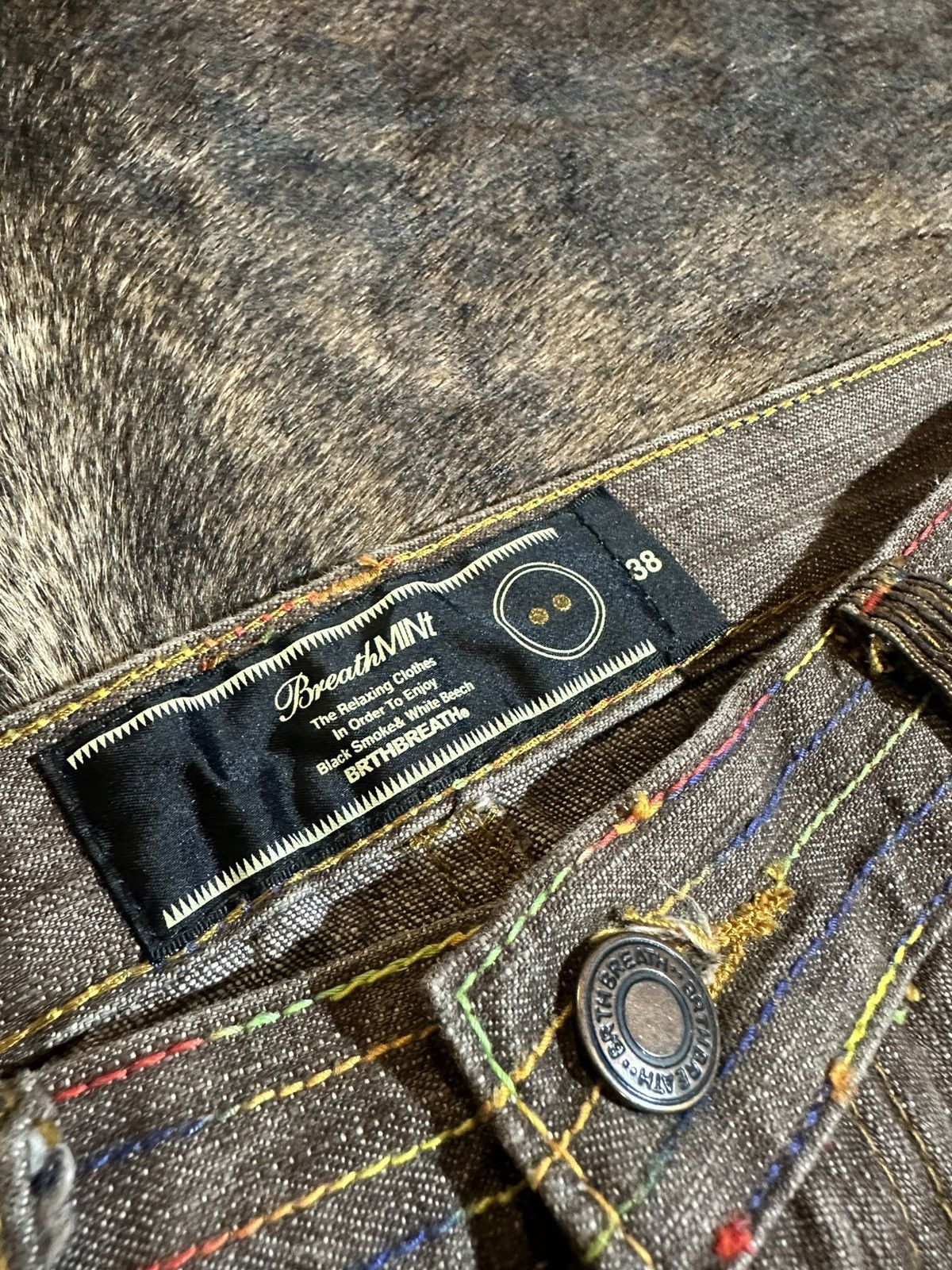 Japanese Brand × Vintage Breathmint double waist denim Size US 30 / EU 46 - 6 Thumbnail