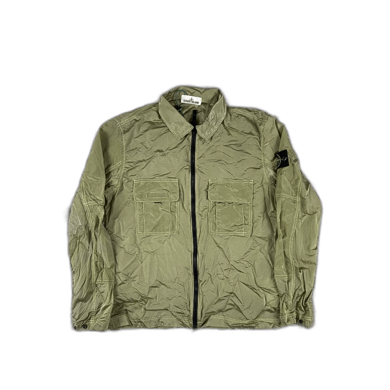Stone Island Stone Island Olive Green Zip Jacket Size US M / EU 48-50 / 2 - 1 Thumbnail