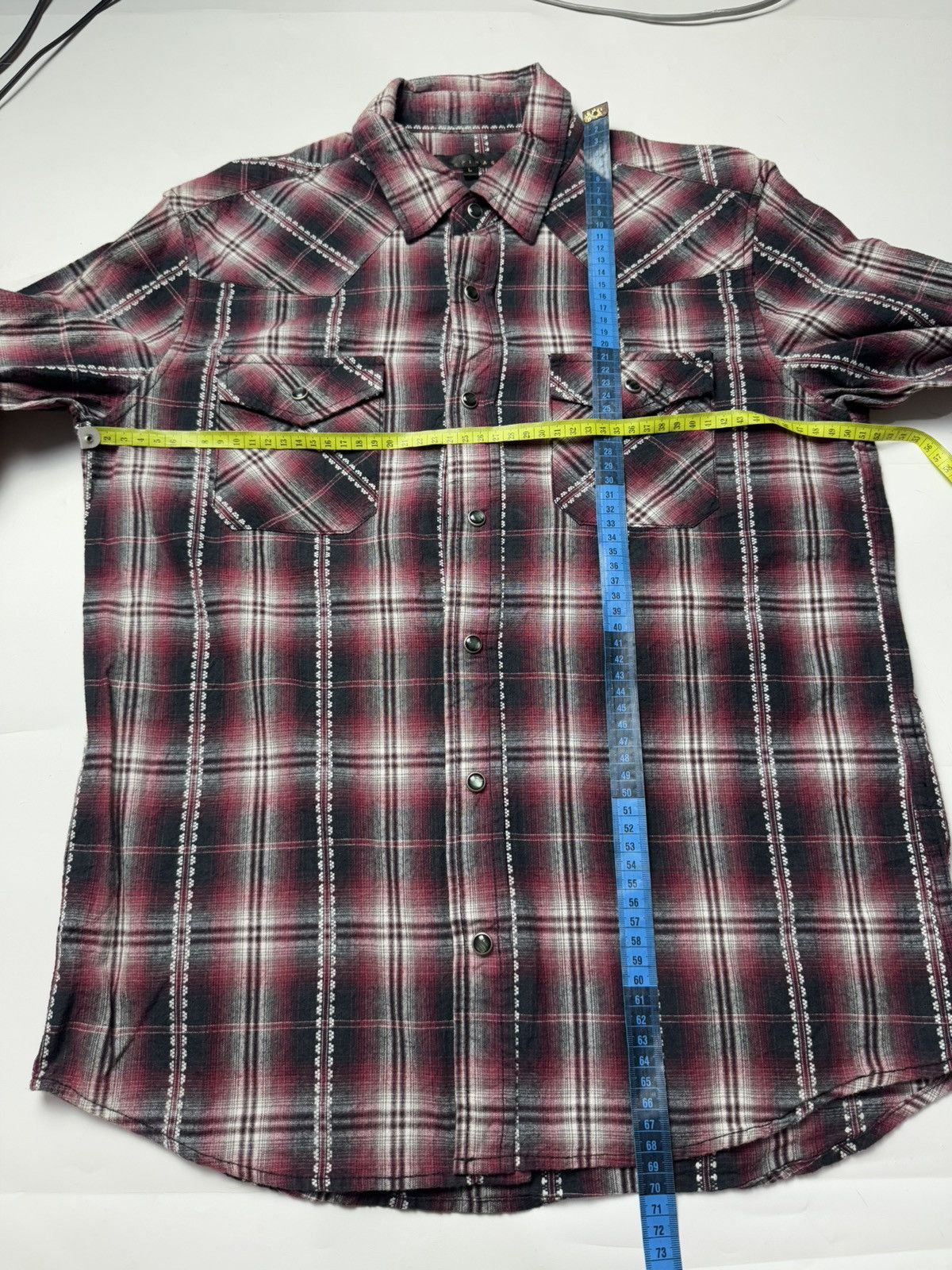 Hysteric Glamour × If Six Was Nine × Japanese Brand Japanese Spinash Westren Button Long Shirt Size US L / EU 52-54 / 3 - 6 Thumbnail