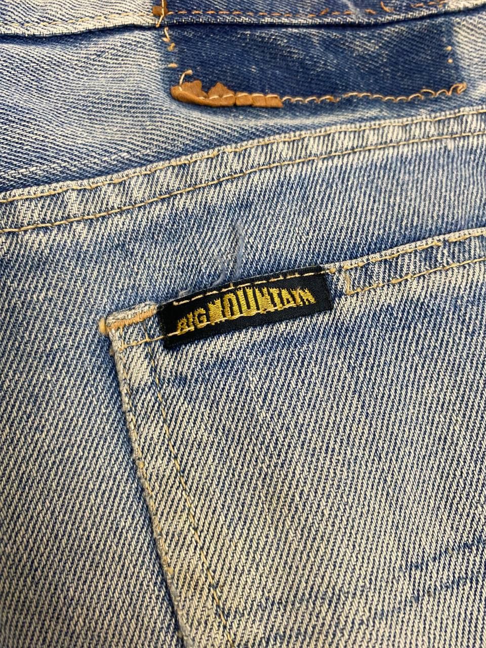 Japanese Brand vintage big mountain distressed reworked denim Size US 30 / EU 46 - 4 Thumbnail