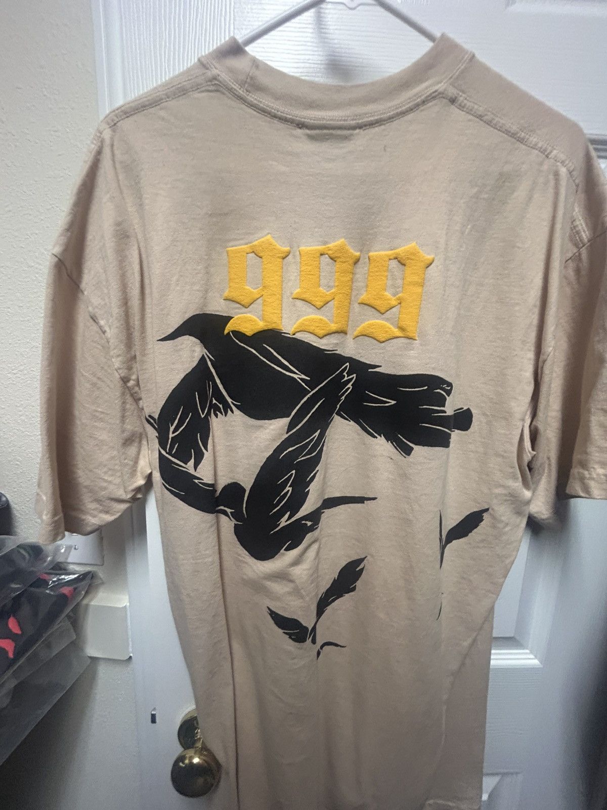 999 Club × Revenge Revenge x 999 Yellow Black Doves Size US XL / EU 56 / 4 - 2 Thumbnail