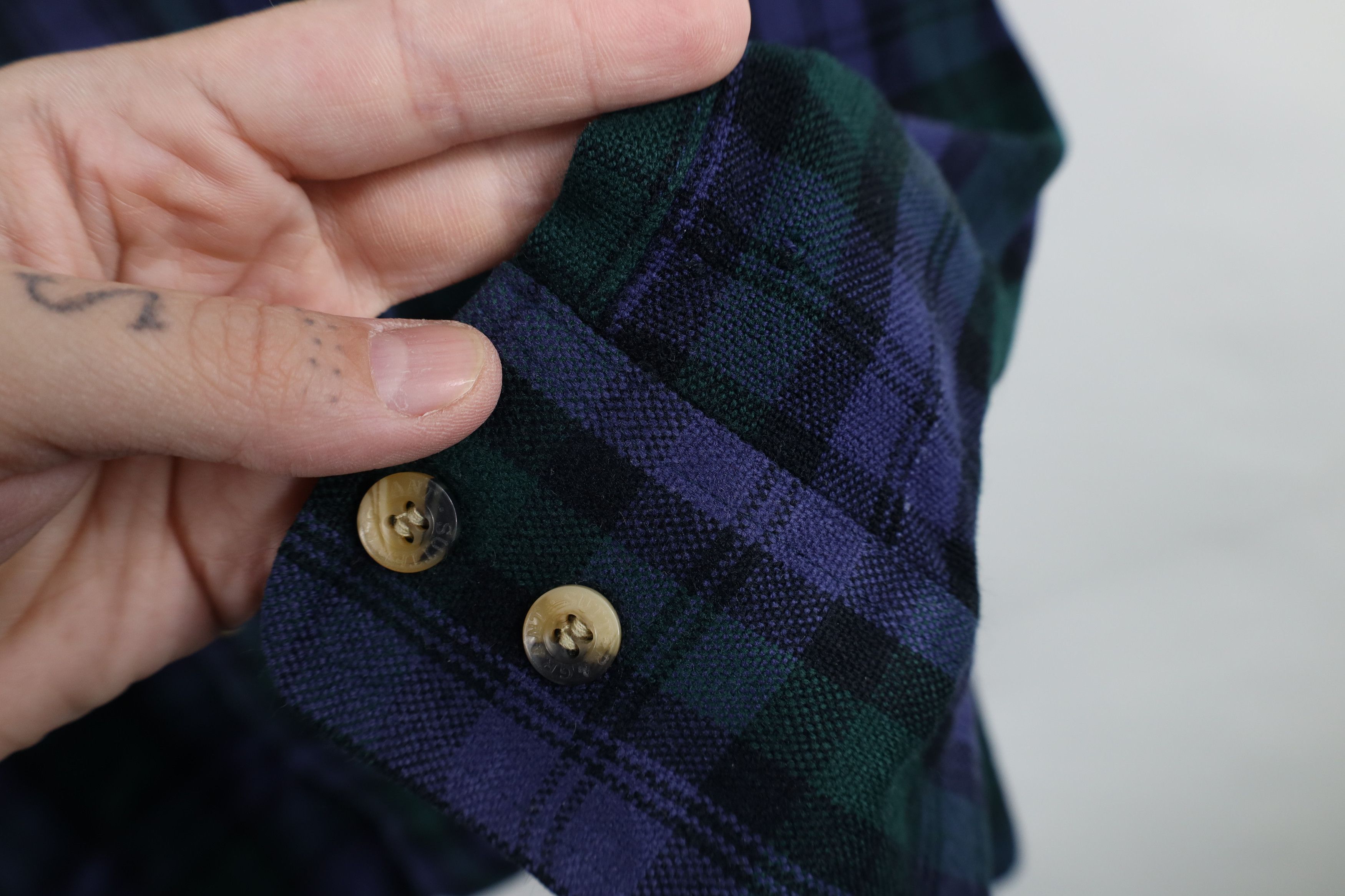 Vintage Vintage 90s Streetwear Knit Collared Board Button Shirt Size US M / EU 48-50 / 2 - 6 Thumbnail