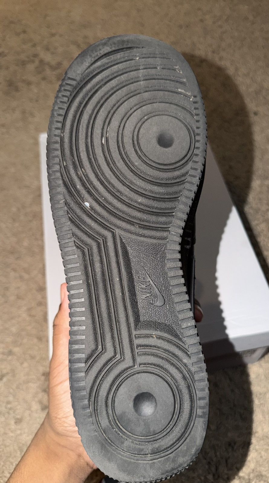 Nike Nike Air Force 1 ‘07’Triple Black’ Size US 9.5 / EU 42-43 - 6 Thumbnail